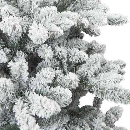 Künstlicher klappbarer Weihnachtsbaum Weiß 150 cm PVC und Stahl