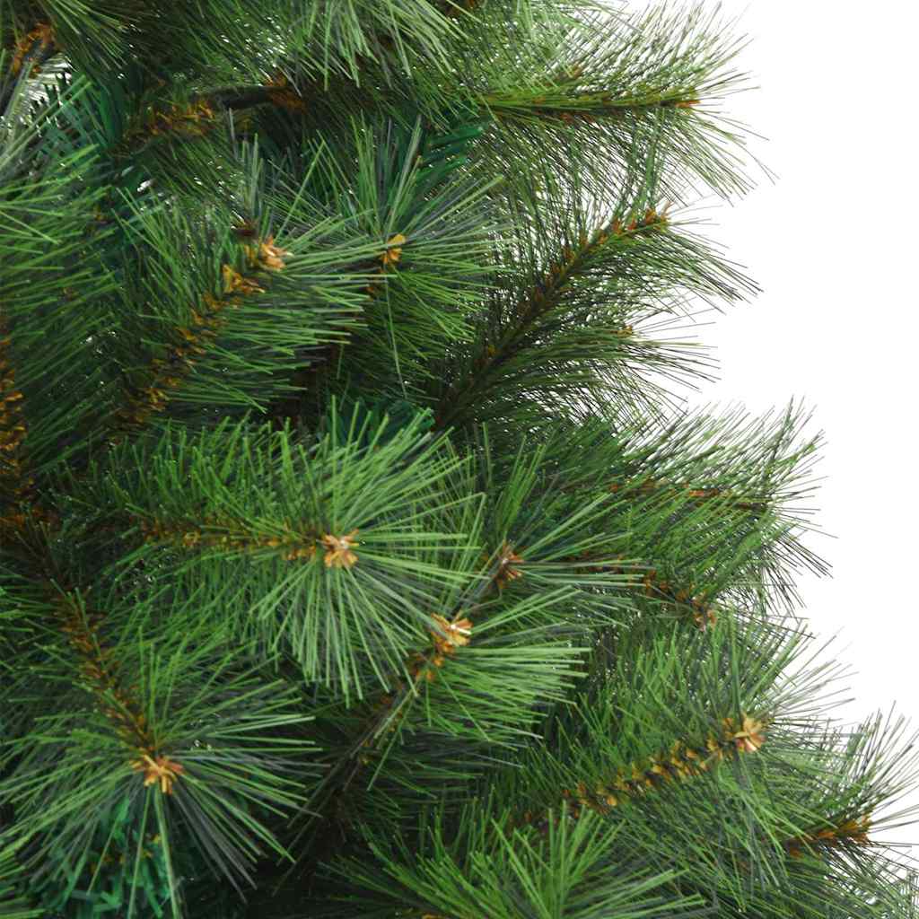 Künstlicher Weihnachtsbaum mit 150 LEDs Grün 150 cm PE und PVC