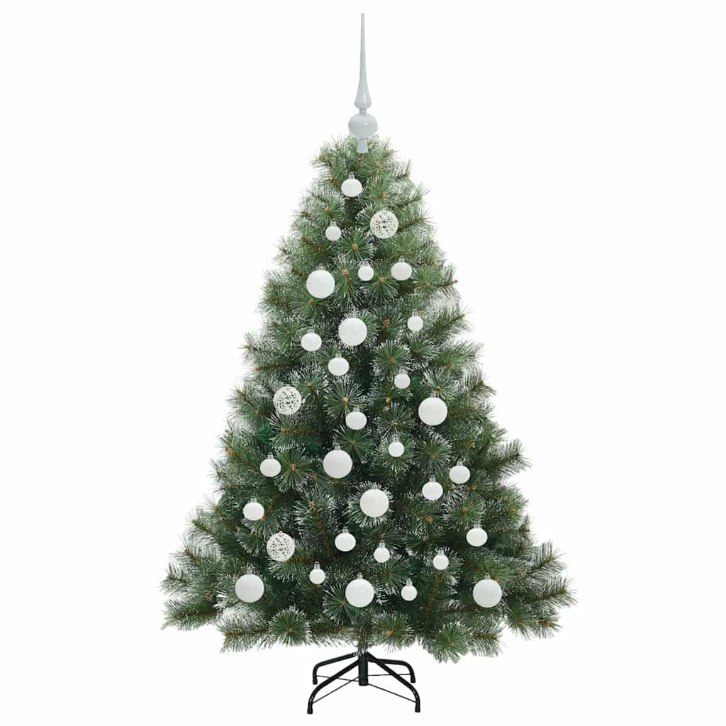 Künstlicher Weihnachtsbaum mit 150 LEDs Grün 120 cm PE und PVC