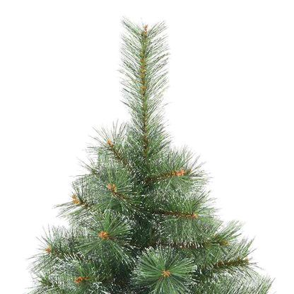 Künstlicher Weihnachtsbaum mit 300 LEDs Grün 180 cm PE und PVC