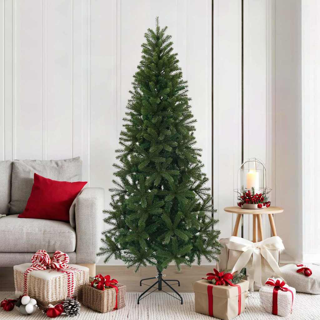 Künstlicher Weihnachtsbaum 180 cm PVC, PE und Stahl Grün