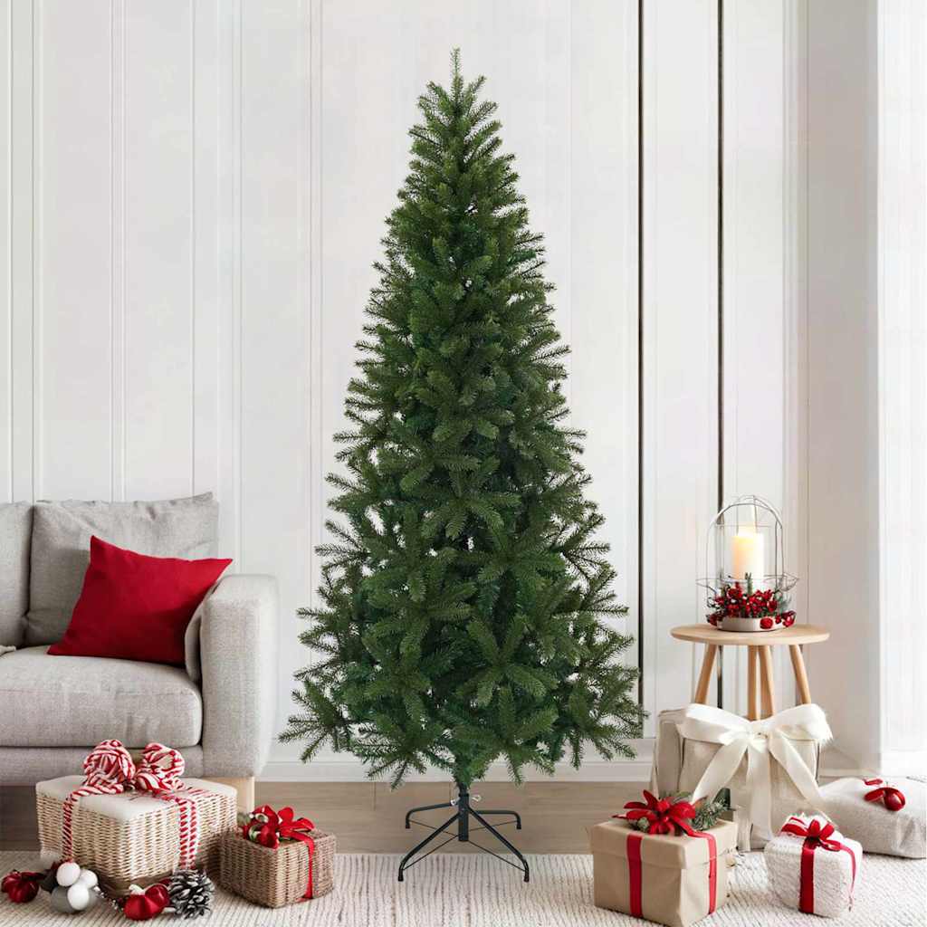 Künstlicher Weihnachtsbaum 210 cm PVC, PE und Stahl Grün
