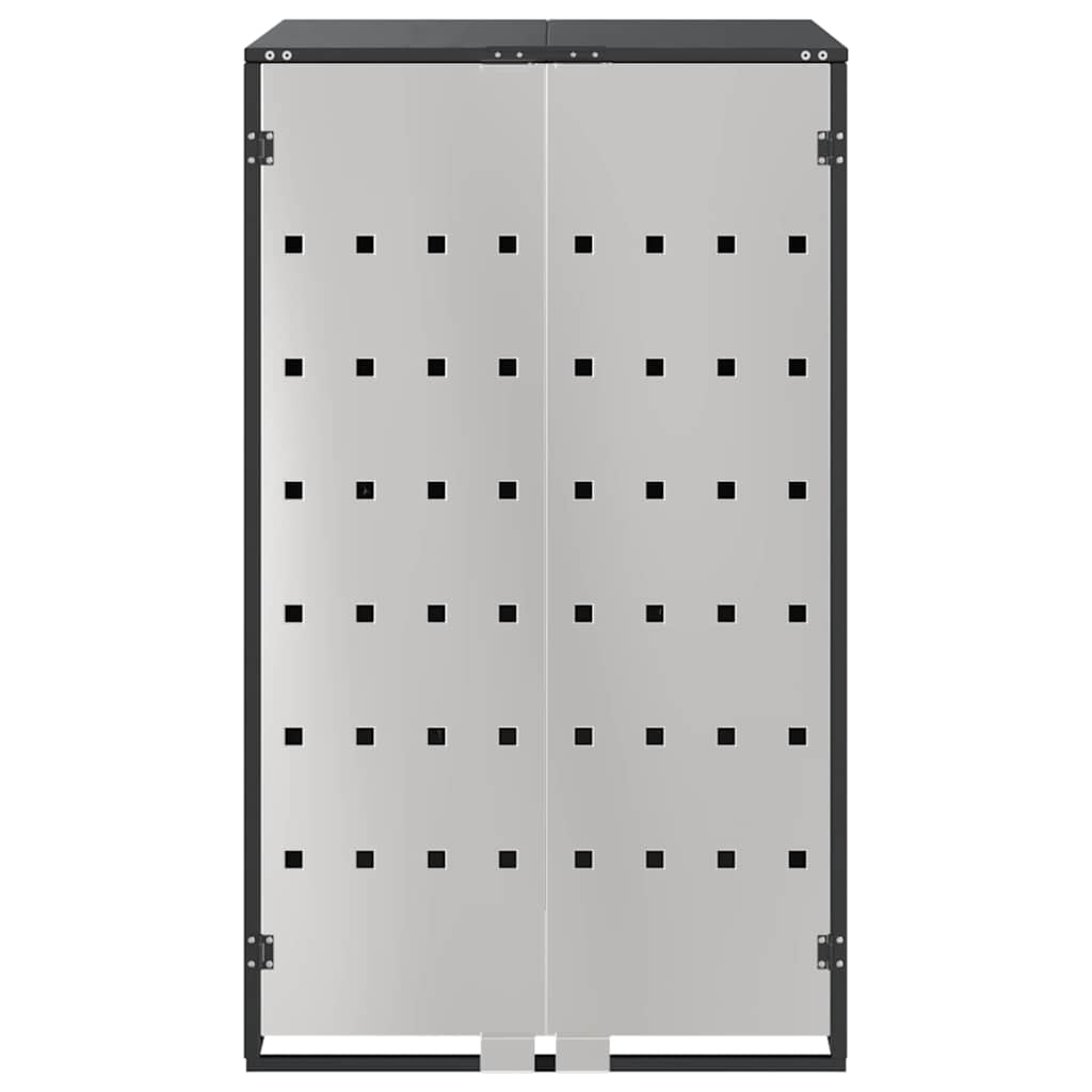 Mülltonnenlager mit Gas-Hebedeckel für 240L Tonne Stahl
