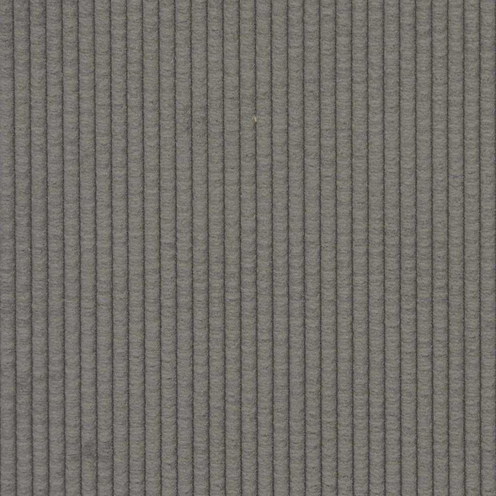 Esszimmerstühle mit Rollen 2 Stk. Cordstoff Hellgrau