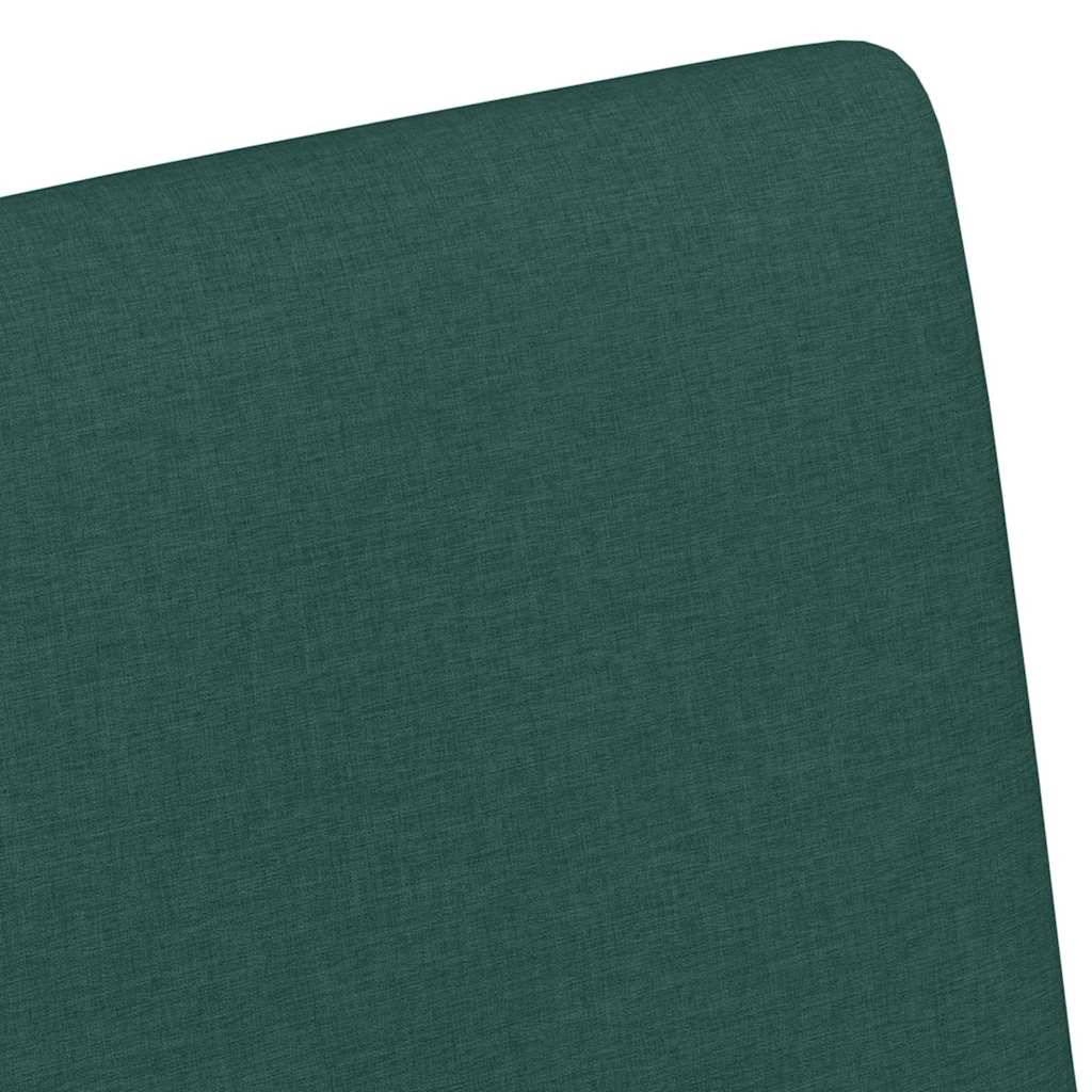 Esszimmerstühle mit Rad 2 pcs Dunkelgrün 57 x 66 x 94 cm Stoff