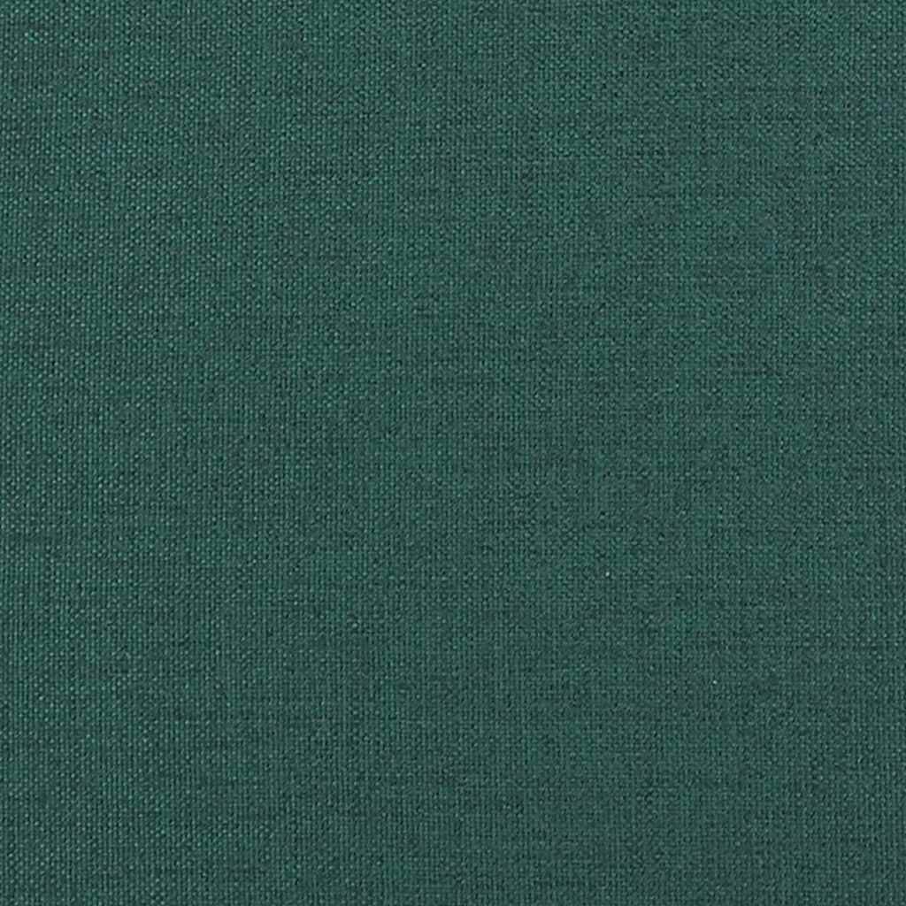 Esszimmerstühle mit Rad 2 pcs Dunkelgrün 57 x 66 x 94 cm Stoff
