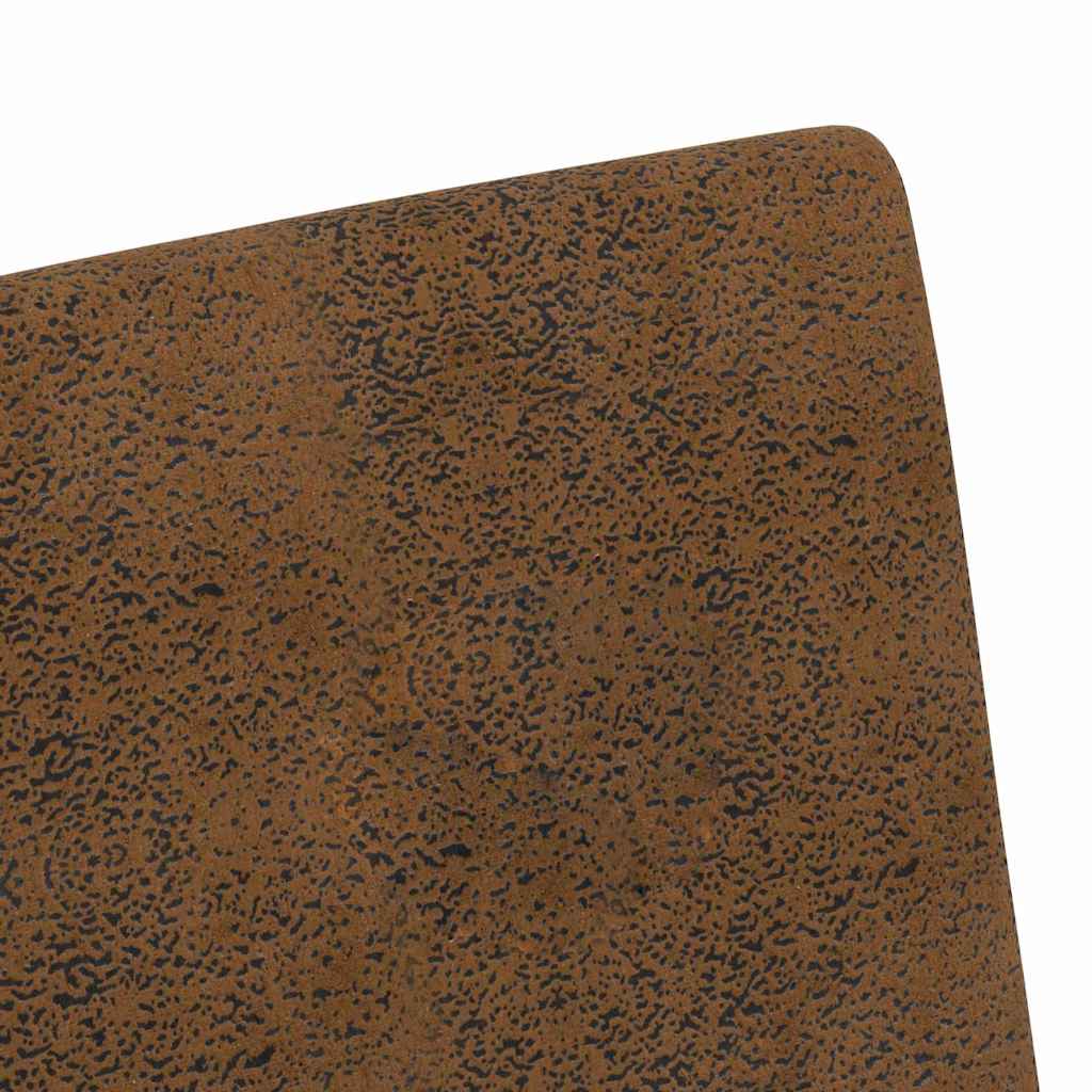 Esszimmerstühle mit Rollen 2 Stk. Kunstwildleder Braun