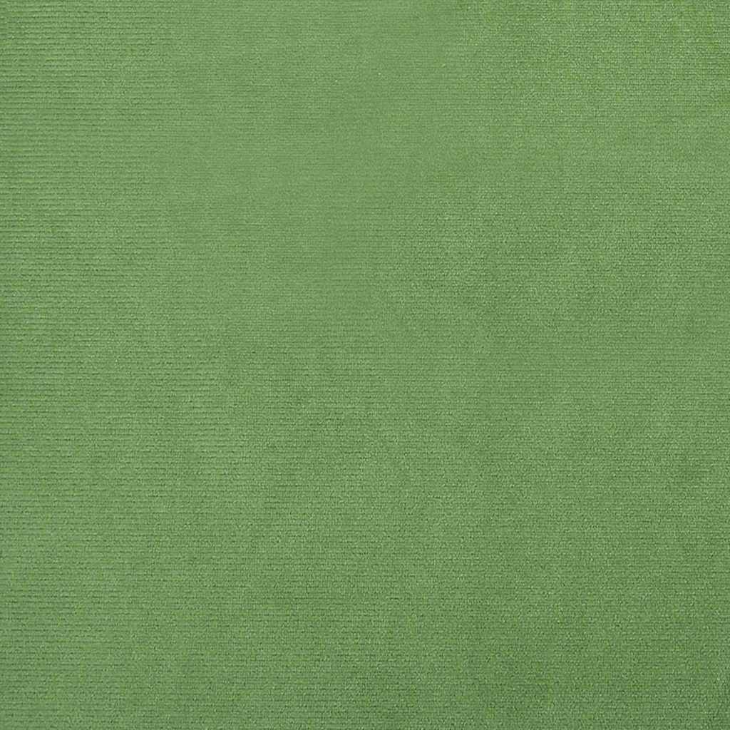 Esszimmerstühle mit Rollen 2 Stk. Samt Hellgrün 58 x 65 x 98 cm