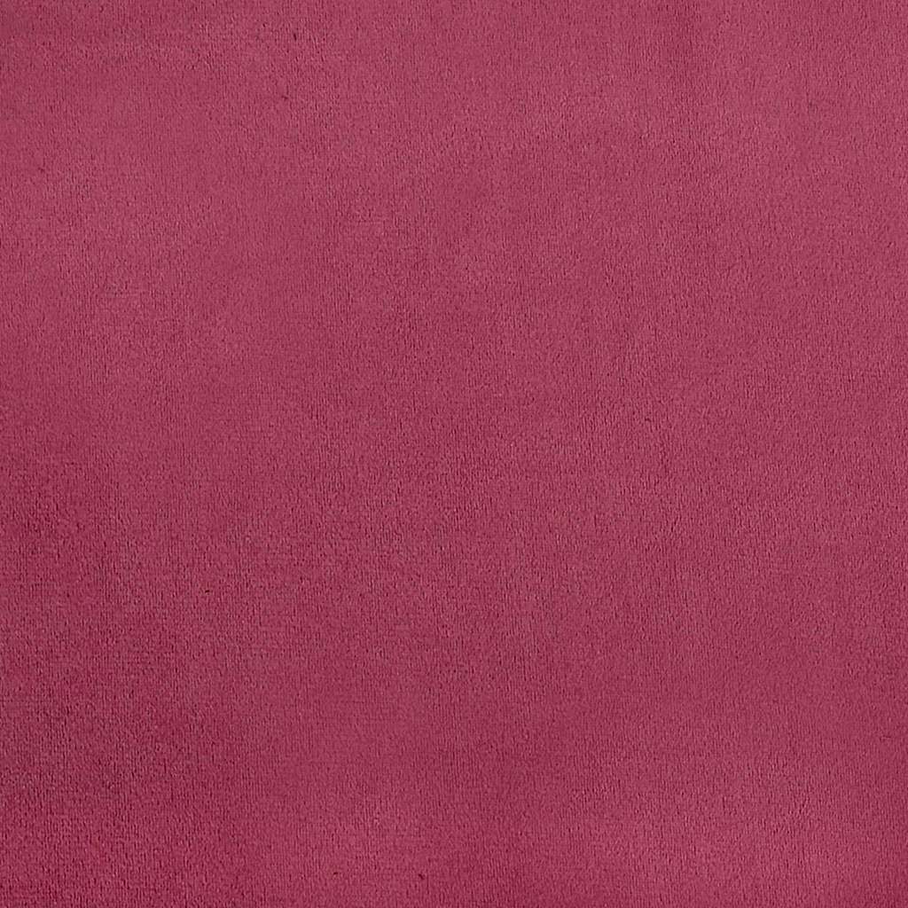 Esszimmerstühle mit Rollen 2 Stk. Samt Weinrot 58 x 65 x 98 cm