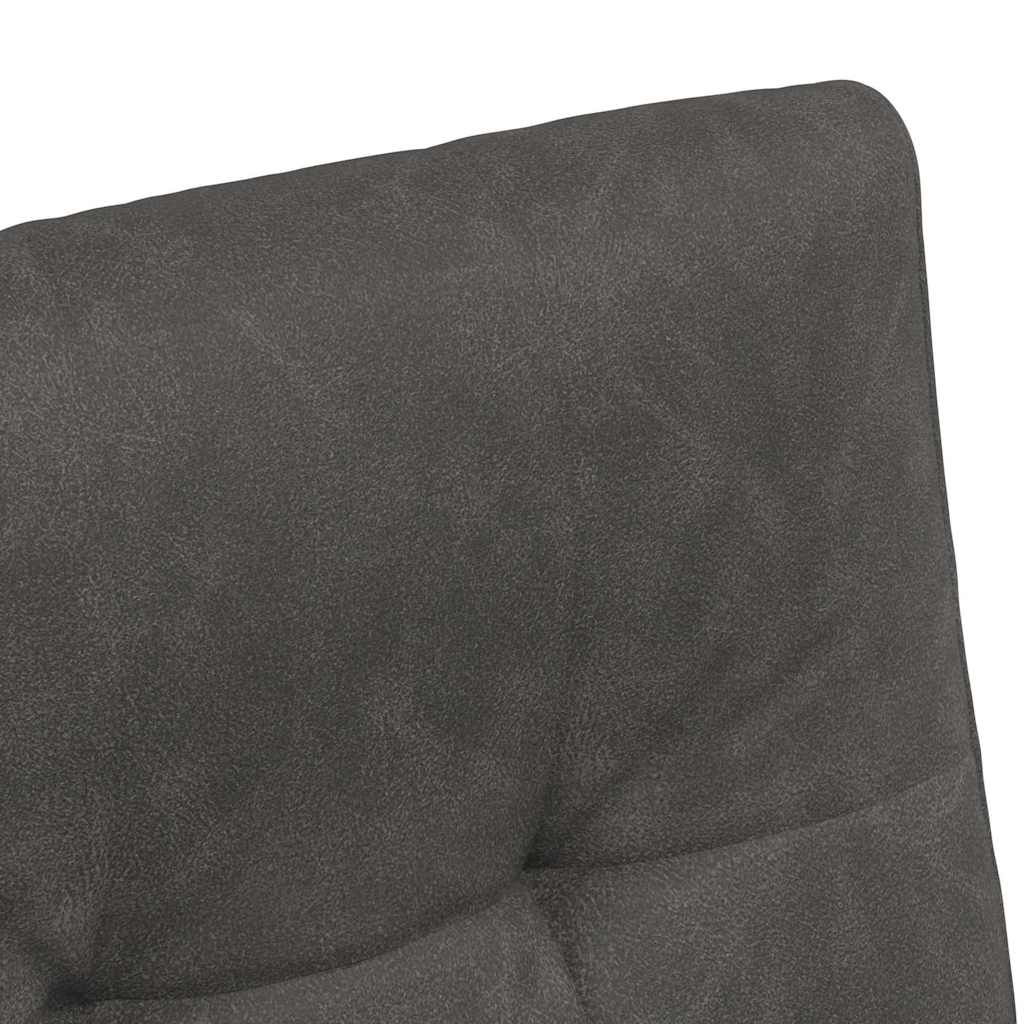 Esszimmerstühle mit Rollen 2 Stk. Kunstleder Schwarz
