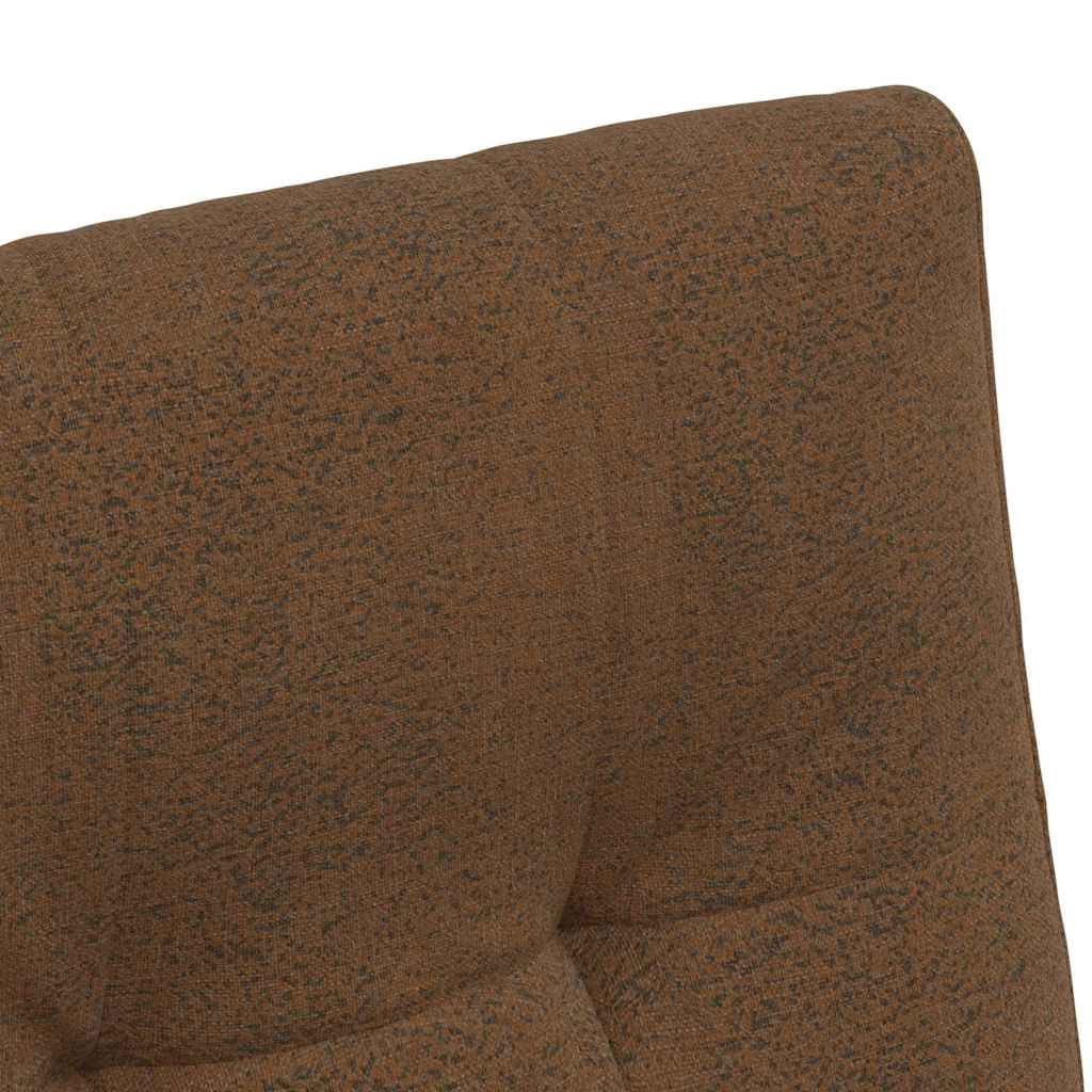 Esszimmerstühle mit Rollen 2 Stk. Kunstwildleder Braun