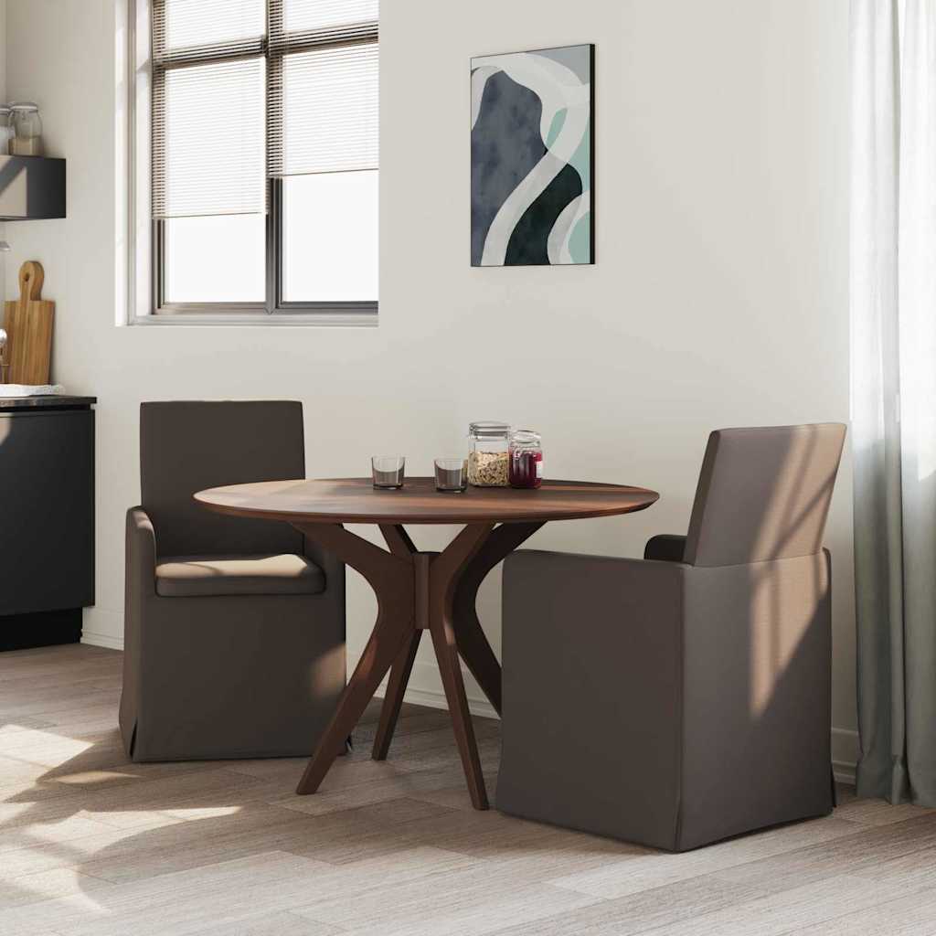Esszimmerstühle 2 Stk. Leinen Dunkelgrau 57 x 67 x 95 cm