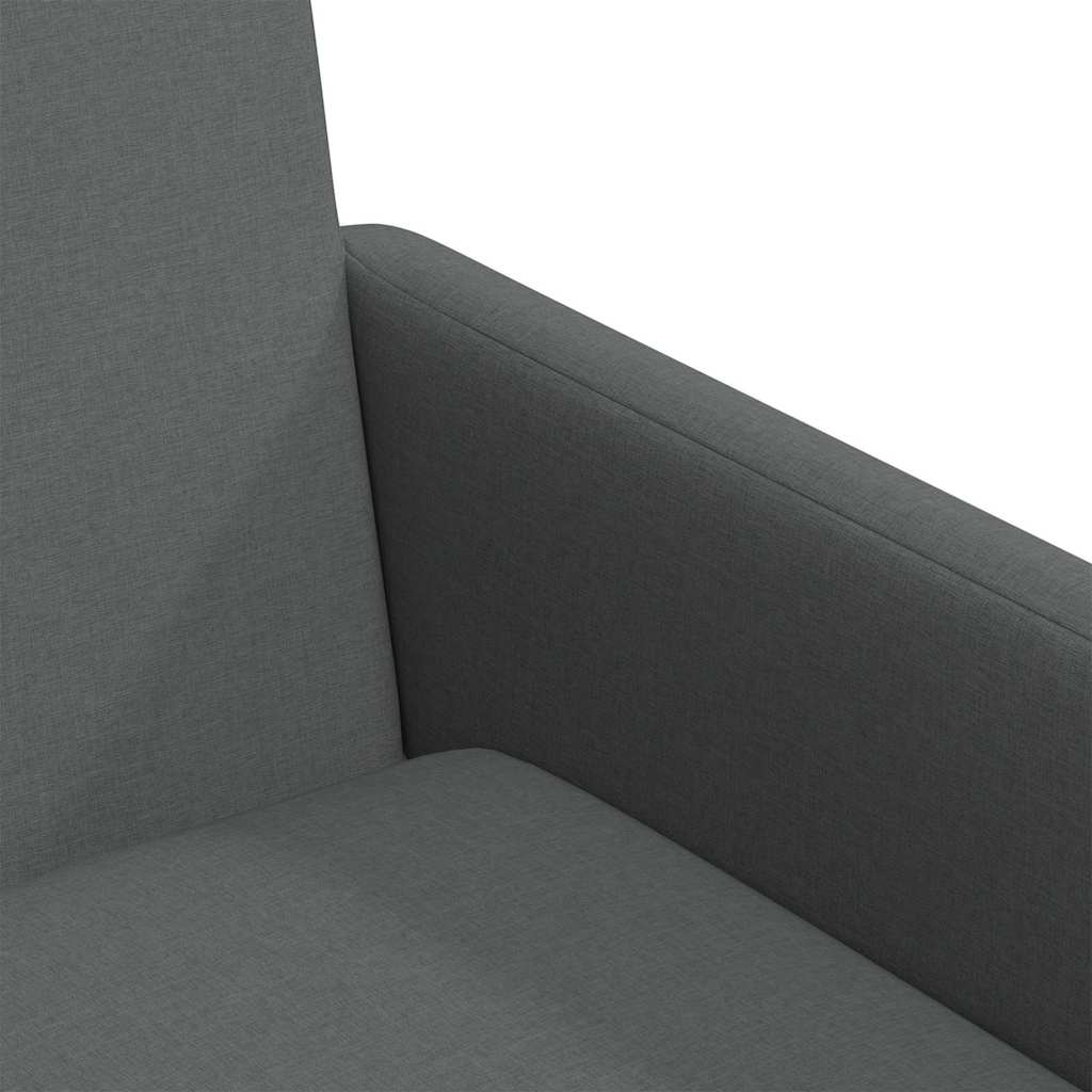 Esszimmerstühle 2 Stk. Stoff Dunkelgrau 57 x 67 x 95 cm