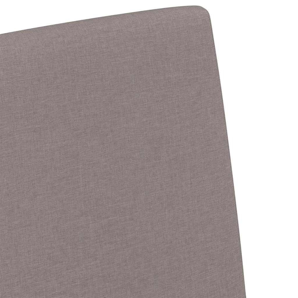 Esszimmerstühle 2 Stk. Stoff Taupe 57 x 67 x 95 cm