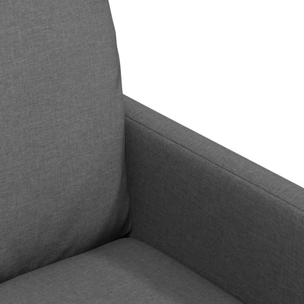 Esszimmerstühle 2 Stk. Stoff Dunkelgrau 57 x 67 x 98 cm