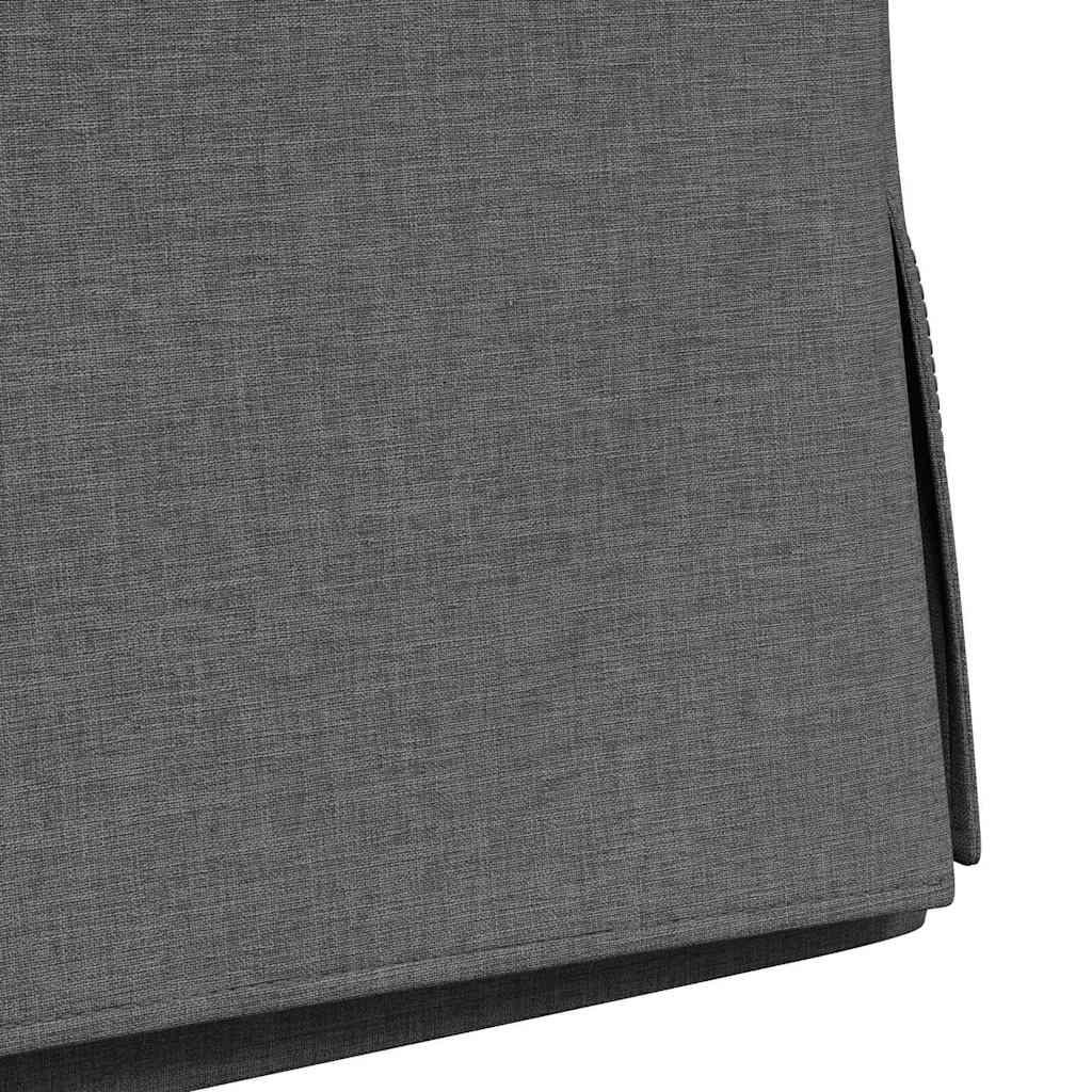 Esszimmerstühle 2 Stk. Stoff Dunkelgrau 57 x 67 x 98 cm