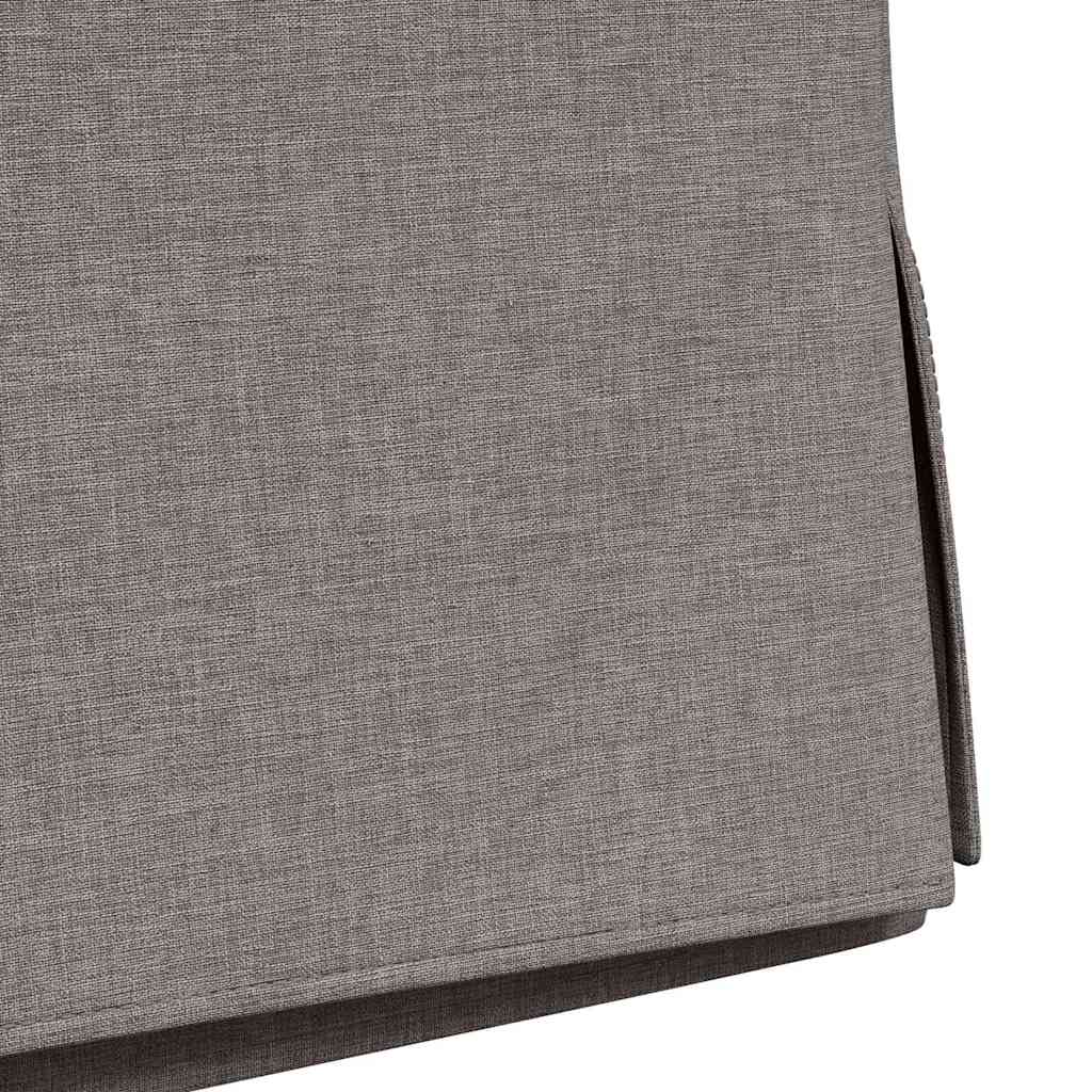 Esszimmerstühle 2 Stk. Stoff Taupe 57 x 67 x 98 cm