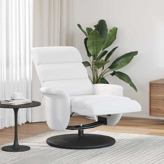 Relaxsessel Weiß 71 x 98 x 106 cm Kunstleder