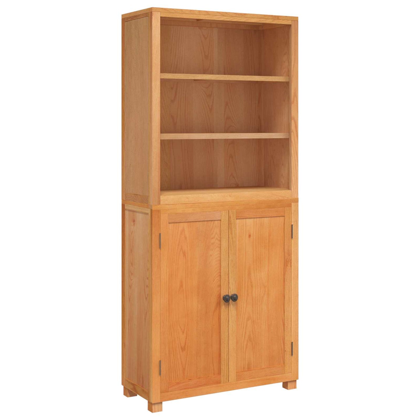 Aufbewahrungsmöbel-Set mit Regal 2 Stk. Natur 80 x 35 x 185 cm