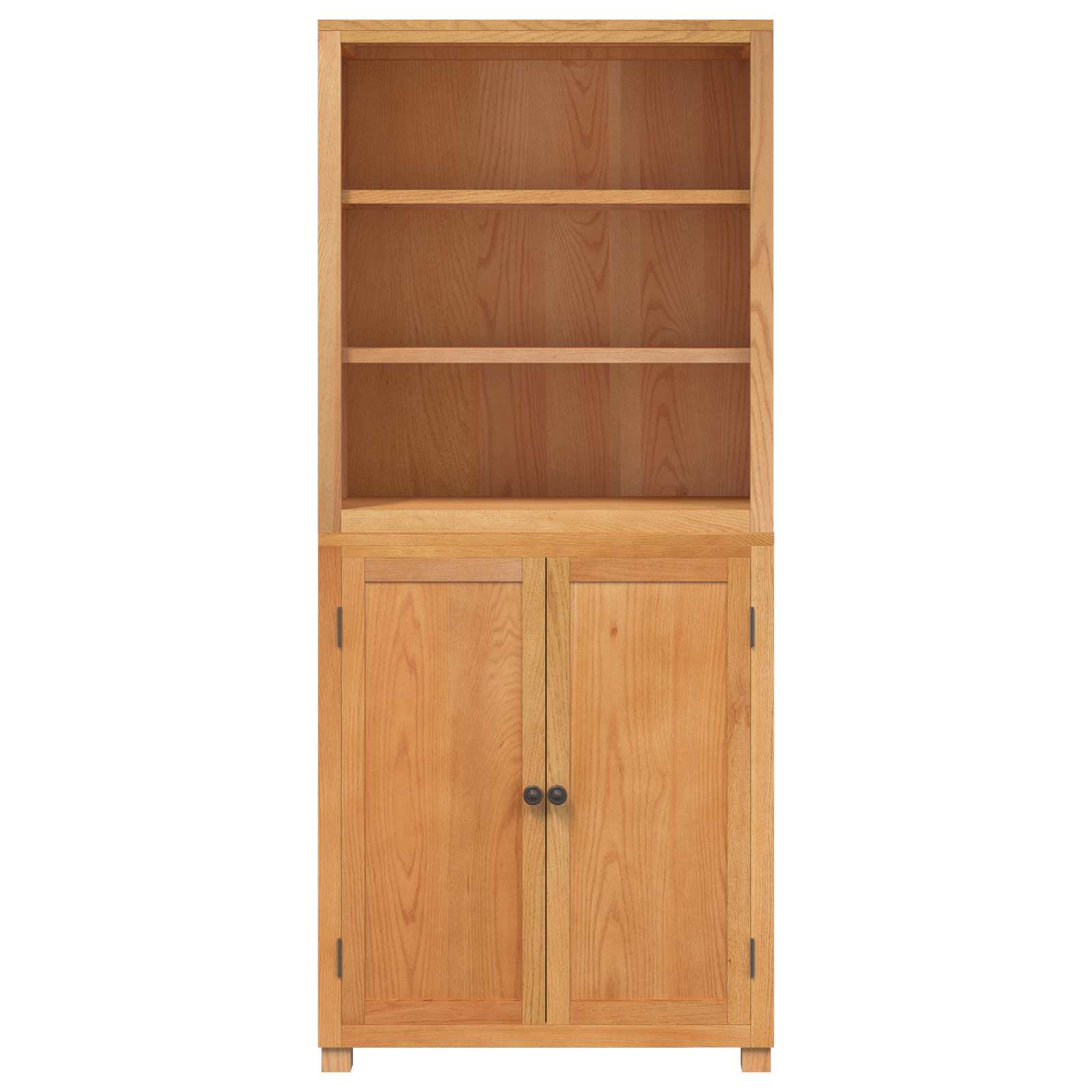 Aufbewahrungsmöbel-Set mit Regal 2 Stk. Natur 80 x 35 x 185 cm