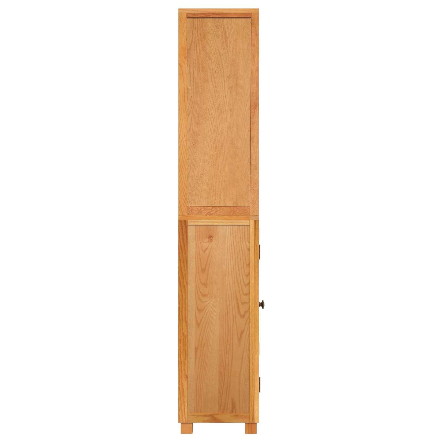 Aufbewahrungsmöbel-Set mit Regal 2 Stk. Natur 80 x 35 x 185 cm