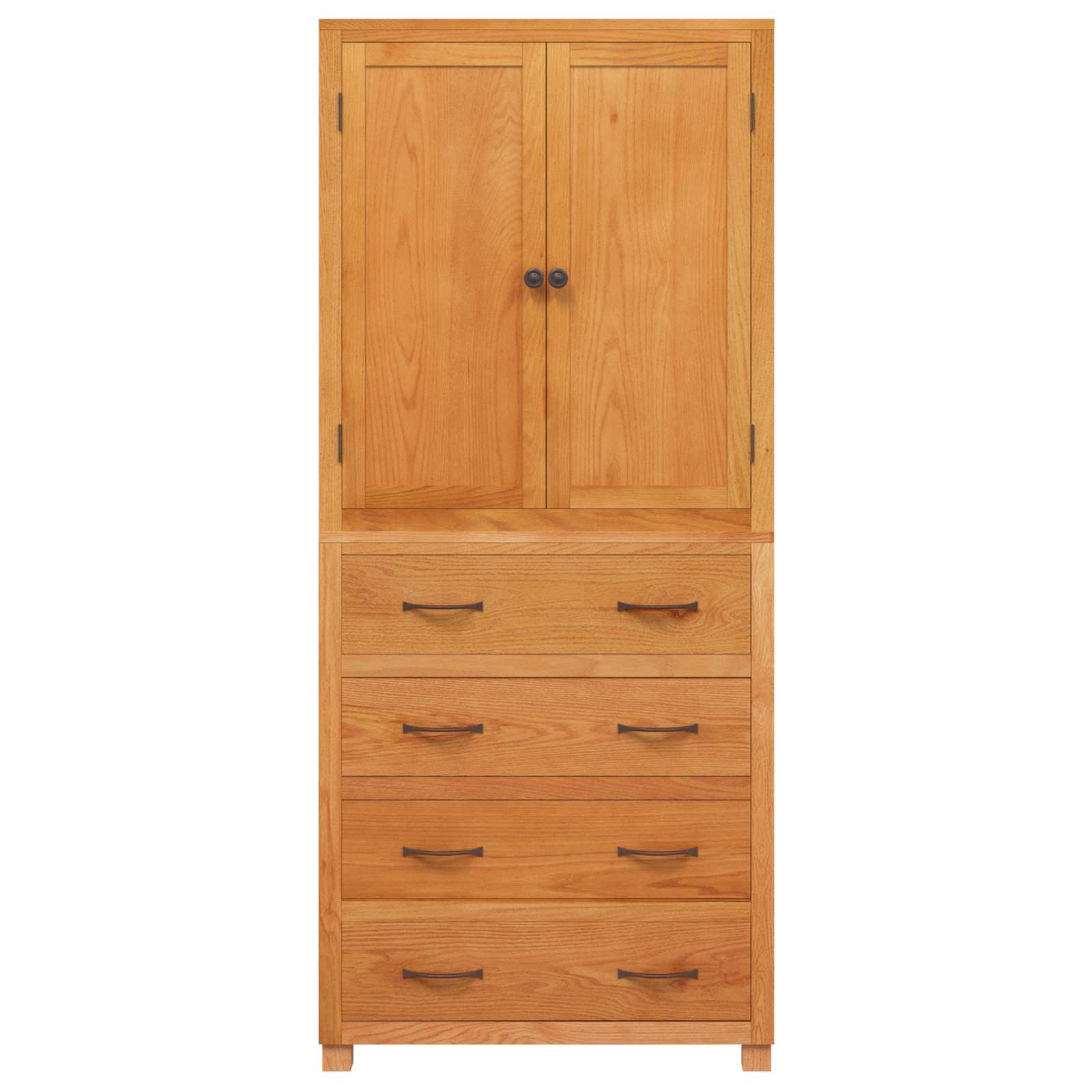 Aufbewahrungsmöbel-Set mit Regal 2 Stk. Natur 80 x 35 x 185 cm