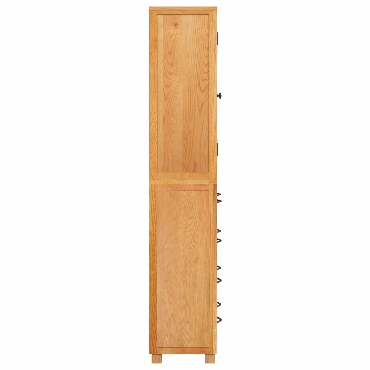 Aufbewahrungsmöbel-Set mit Regal 2 Stk. Natur 80 x 35 x 185 cm