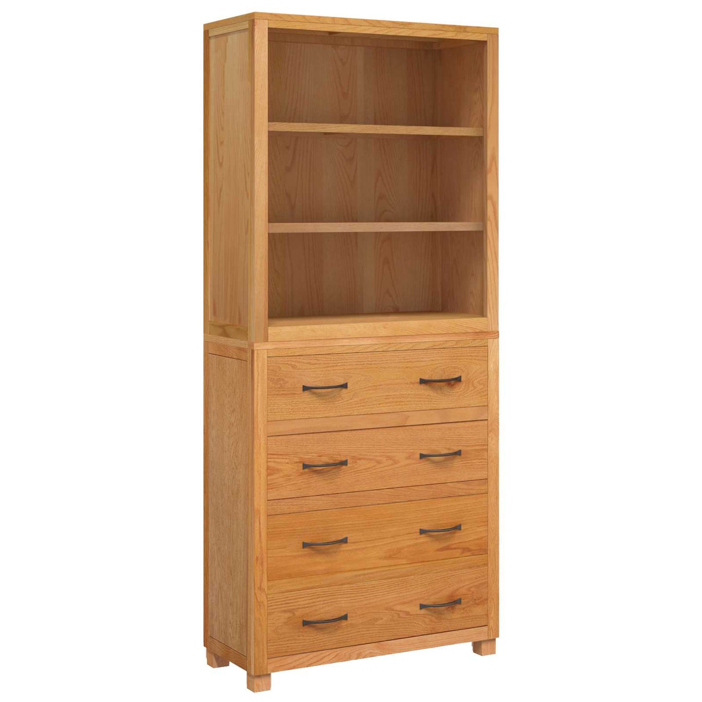 Aufbewahrungsmöbel-Set mit Regal 2 Stk. Natur 80 x 35 x 185 cm