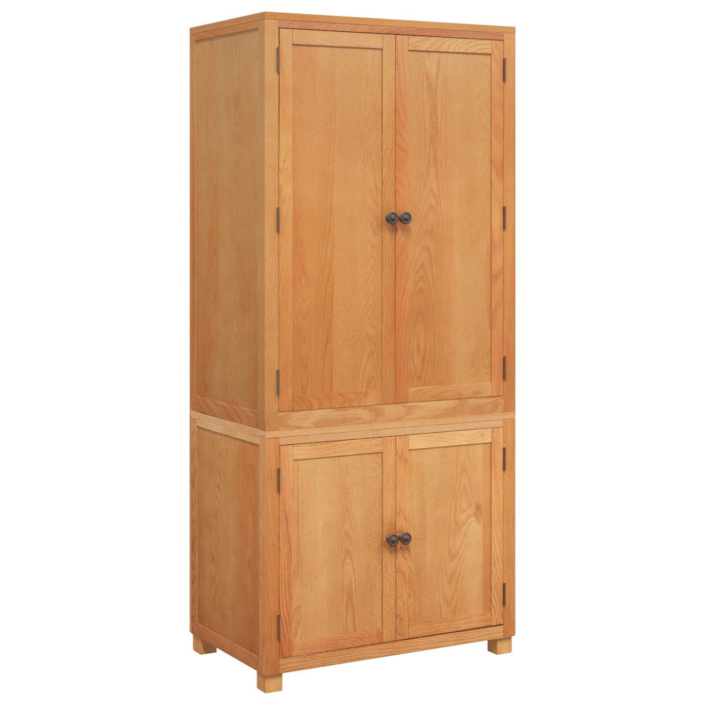 Aufbewahrungsmöbel-Set mit Tür 2 Stk. Braun 80 x 50 x 180 cm
