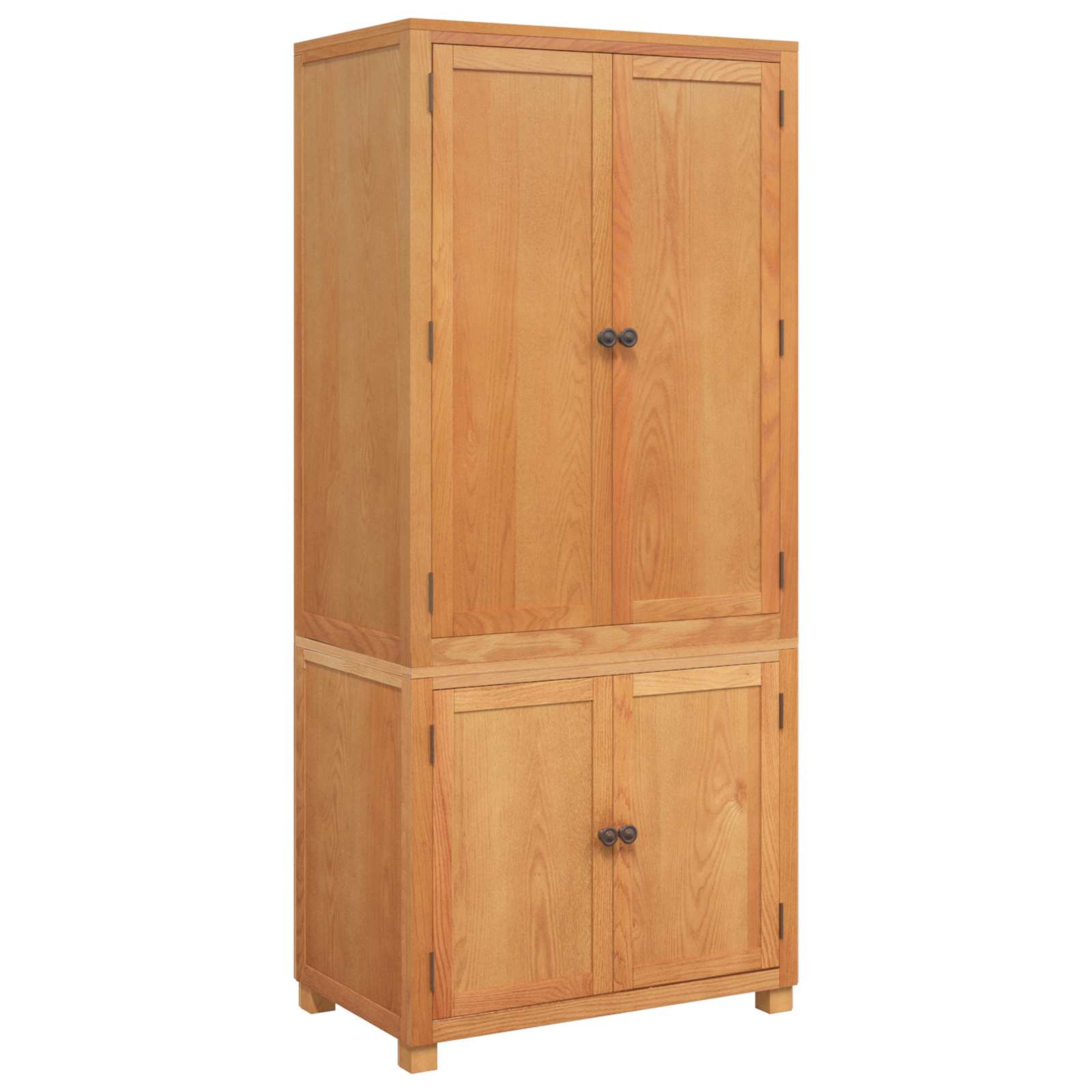 Aufbewahrungsmöbel-Set mit Tür 2 Stk. Braun 80 x 50 x 180 cm