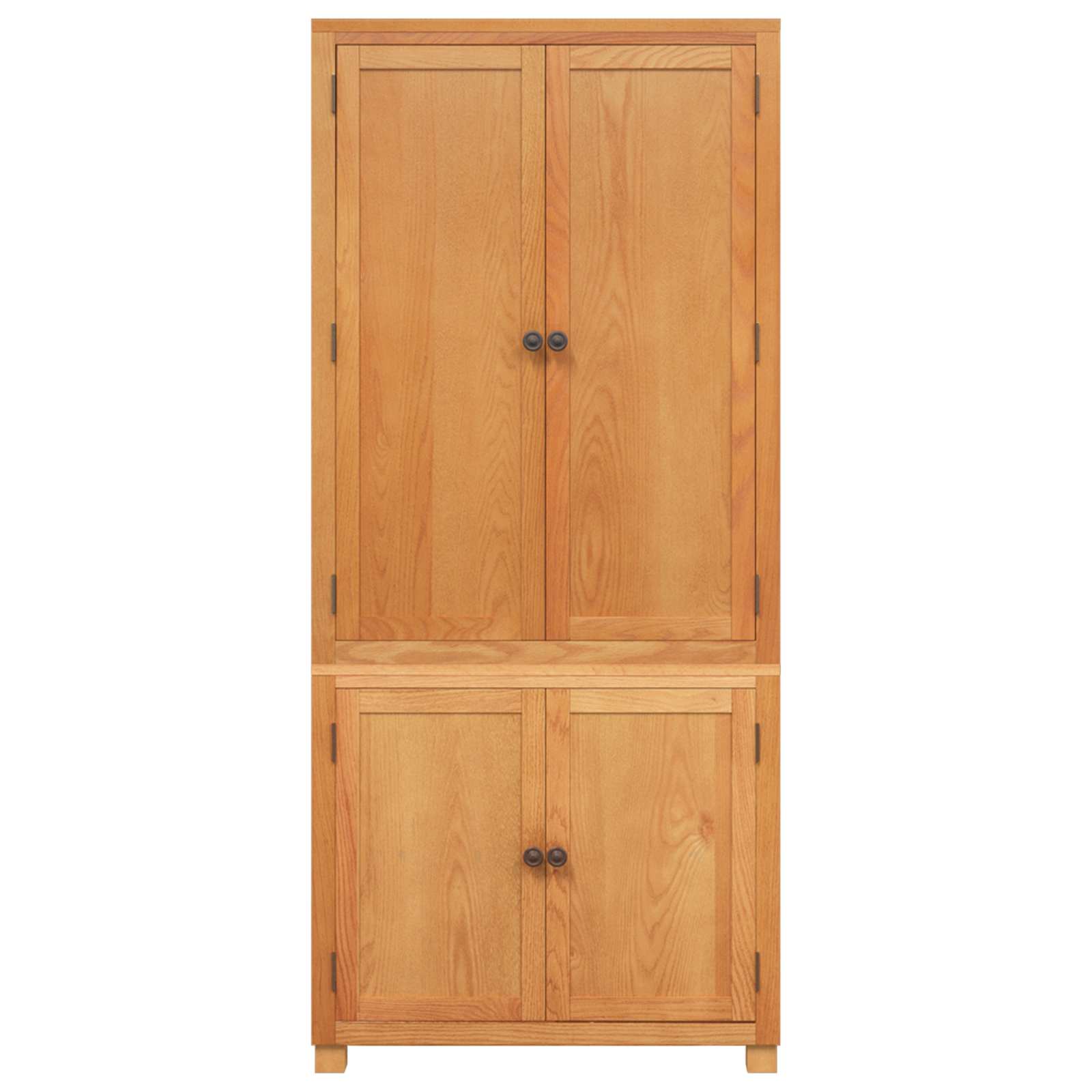 Aufbewahrungsmöbel-Set mit Tür 2 Stk. Braun 80 x 50 x 180 cm