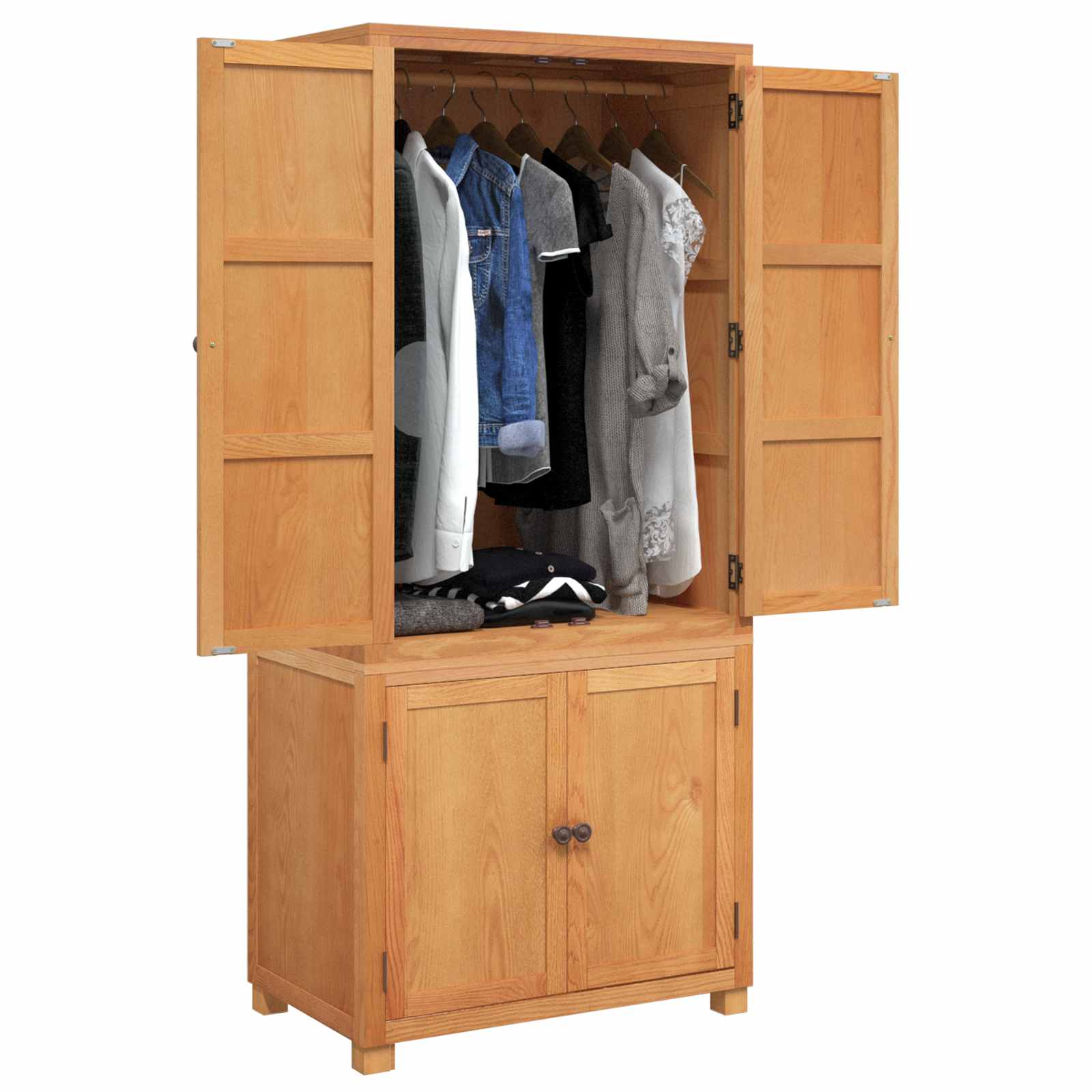 Aufbewahrungsmöbel-Set mit Tür 2 Stk. Braun 80 x 50 x 180 cm