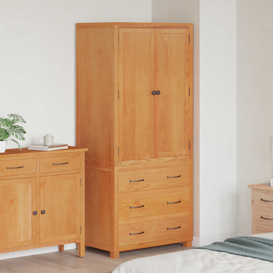 Aufbewahrungsmöbel-Set mit Tür 2 Stk. Braun 80 x 50 x 180 cm