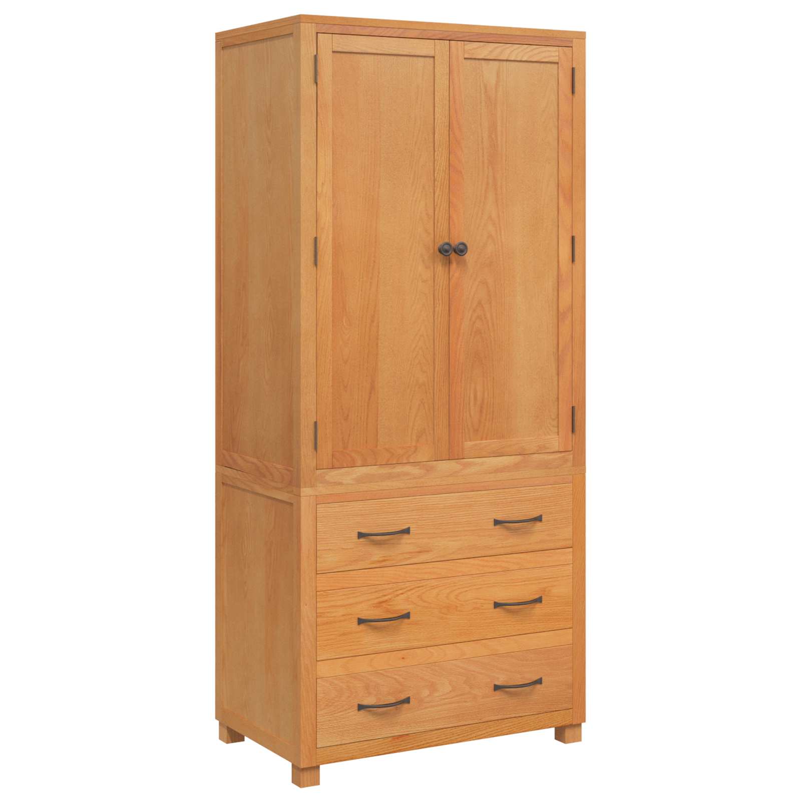 Aufbewahrungsmöbel-Set mit Tür 2 Stk. Braun 80 x 50 x 180 cm