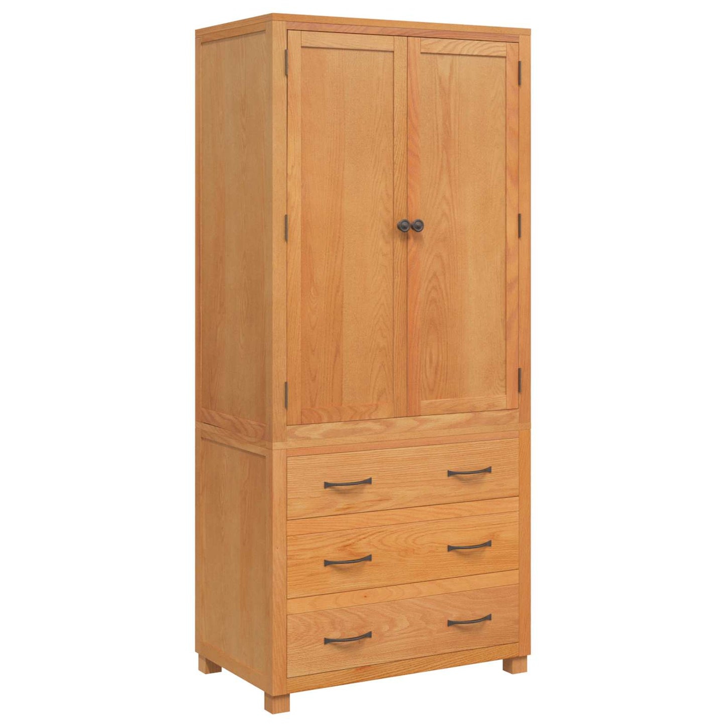 Aufbewahrungsmöbel-Set mit Tür 2 Stk. Braun 80 x 50 x 180 cm