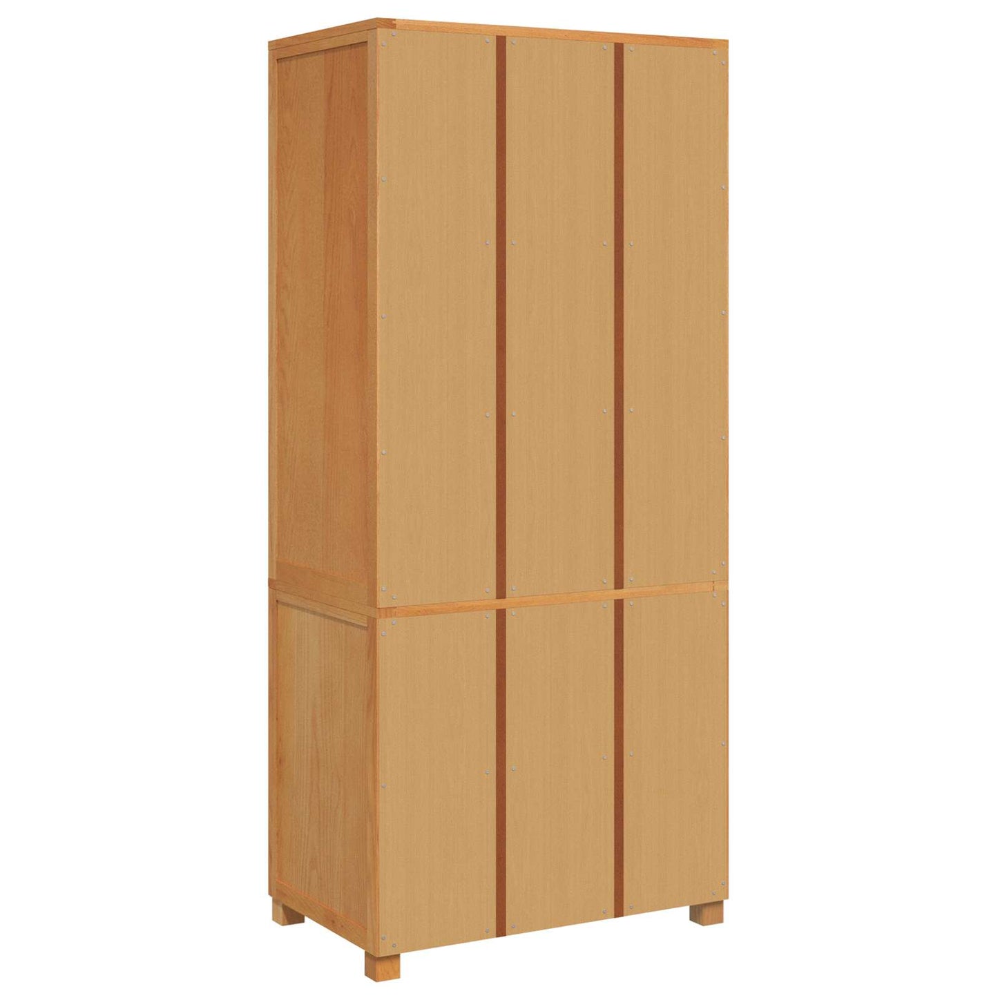 Aufbewahrungsmöbel-Set mit Tür 2 Stk. Braun 80 x 50 x 180 cm