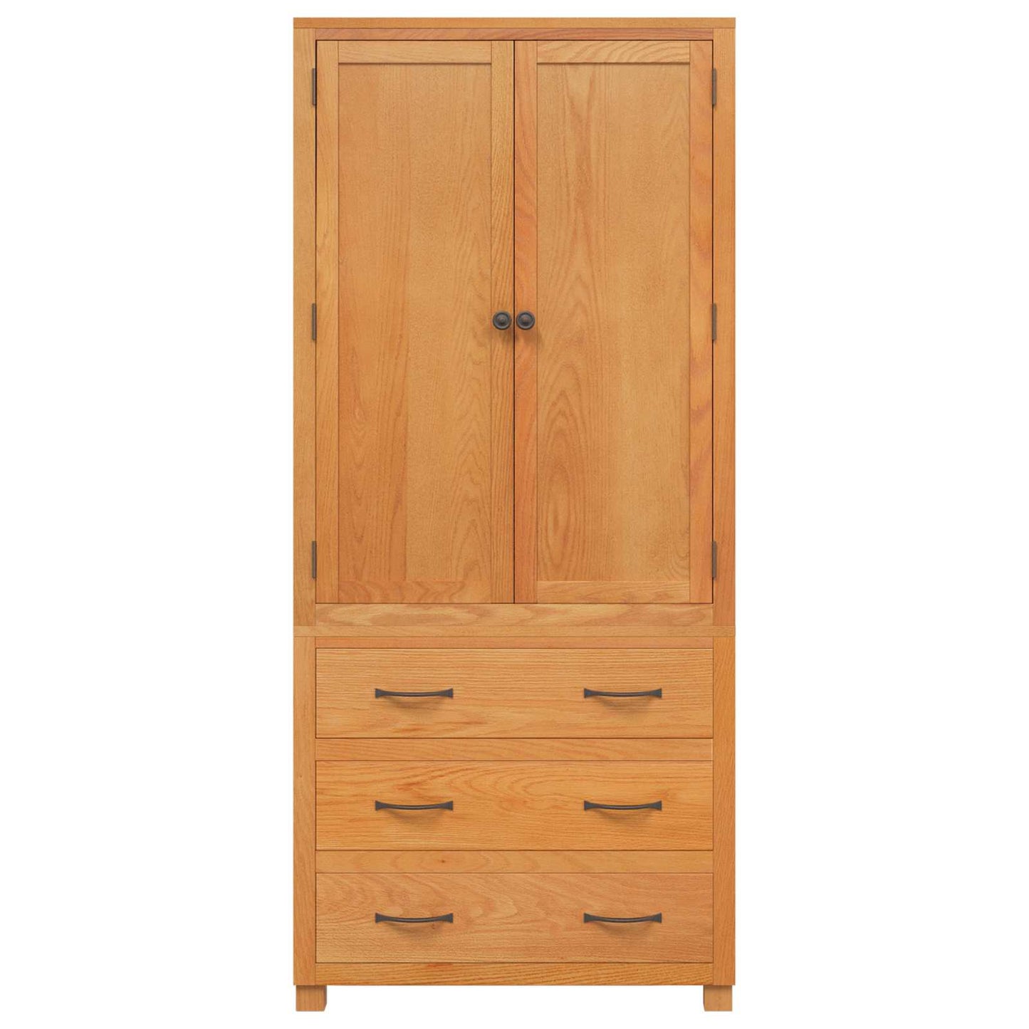 Aufbewahrungsmöbel-Set mit Tür 2 Stk. Braun 80 x 50 x 180 cm