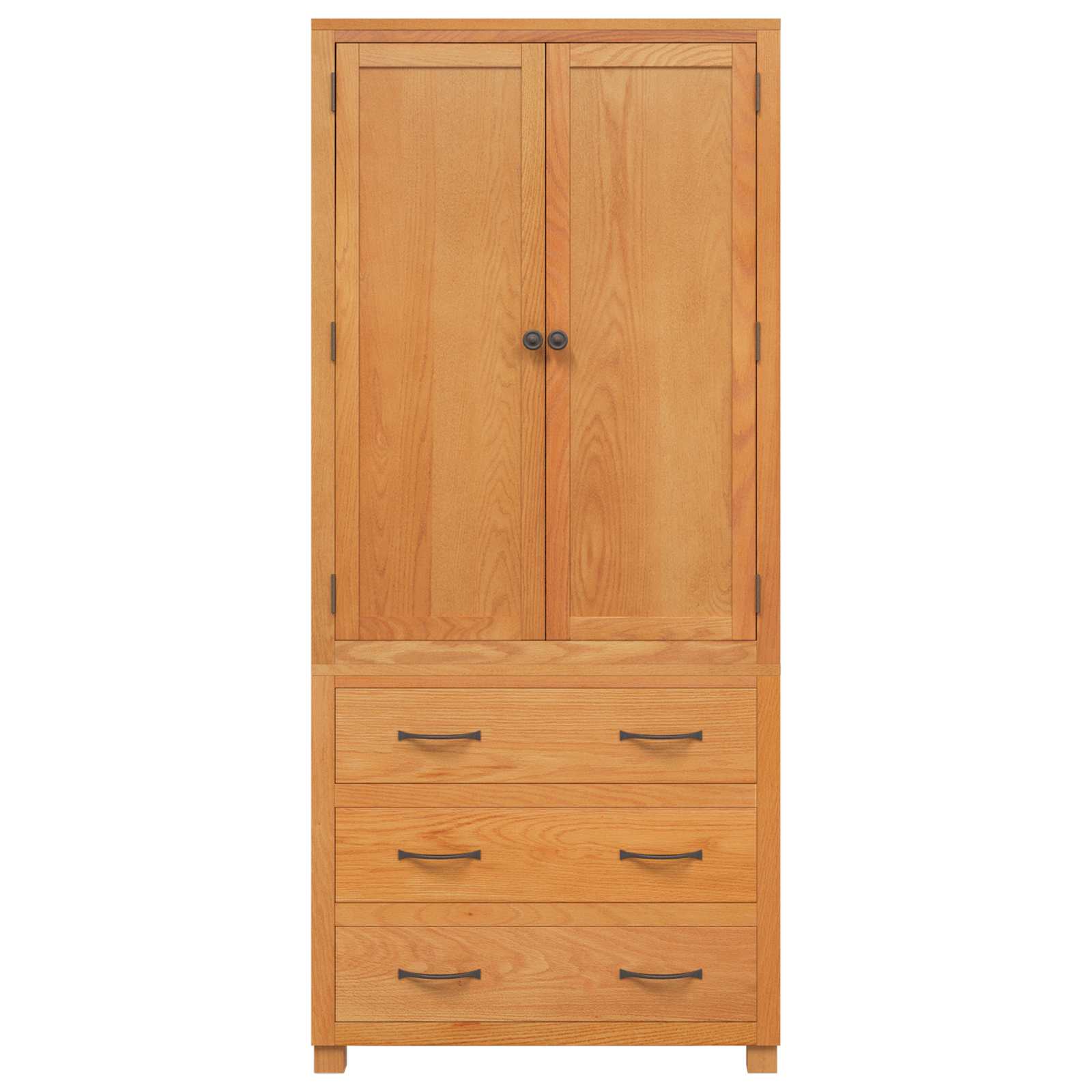 Aufbewahrungsmöbel-Set mit Tür 2 Stk. Braun 80 x 50 x 180 cm