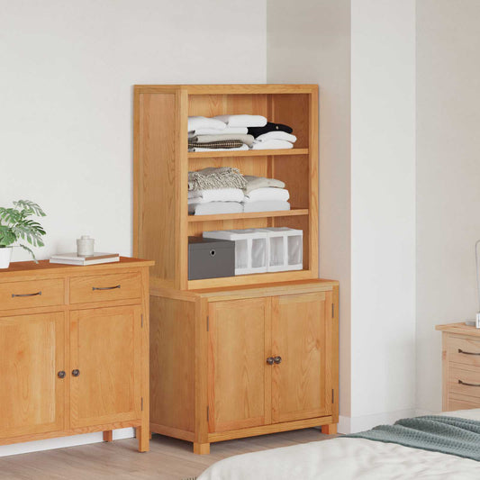 Aufbewahrungsmöbel-Set mit Tür 2 Stk. Braun 80 x 50 x 160 cm