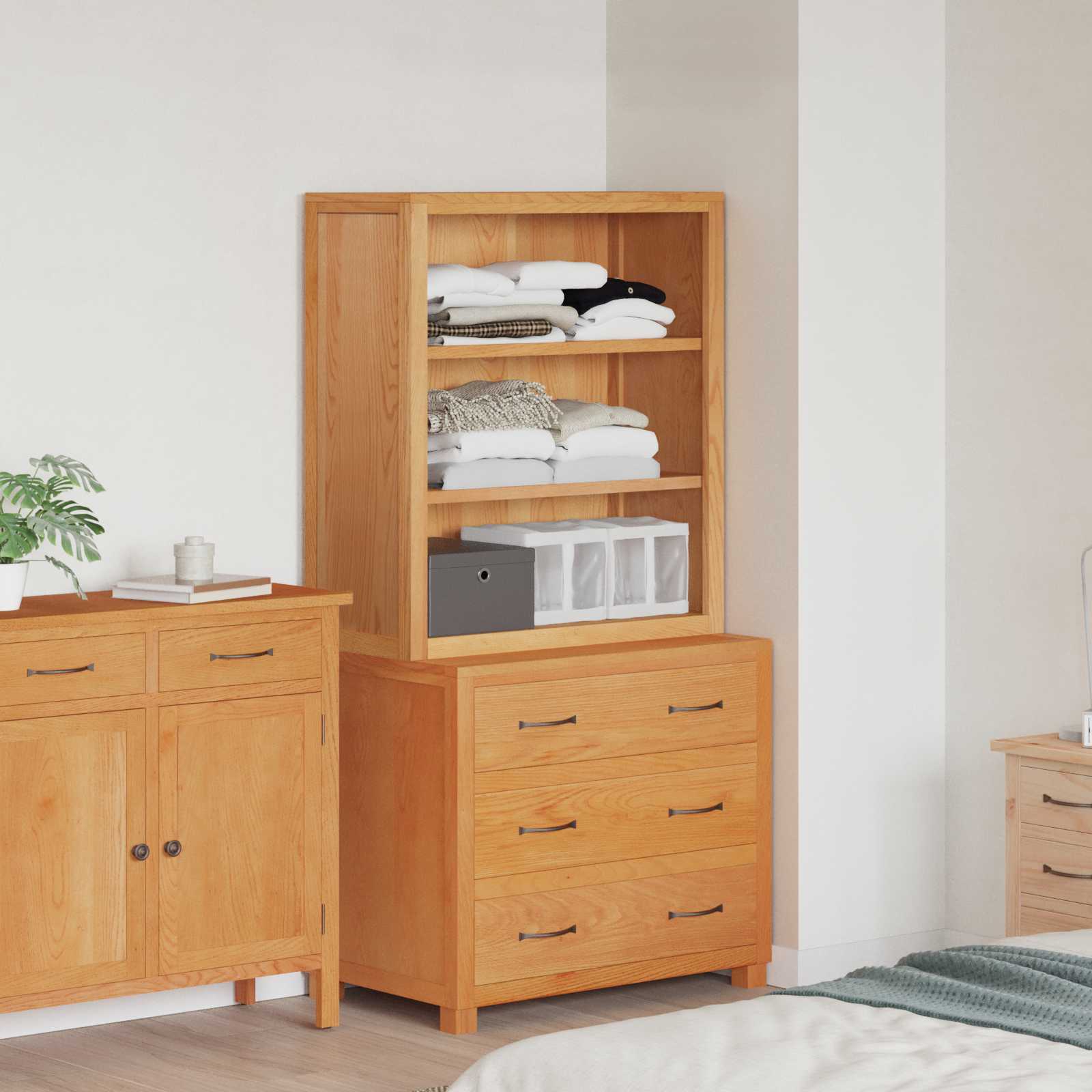 Aufbewahrungsmöbel-Set 2 Stk. Braun 80 x 50 x 160 cm