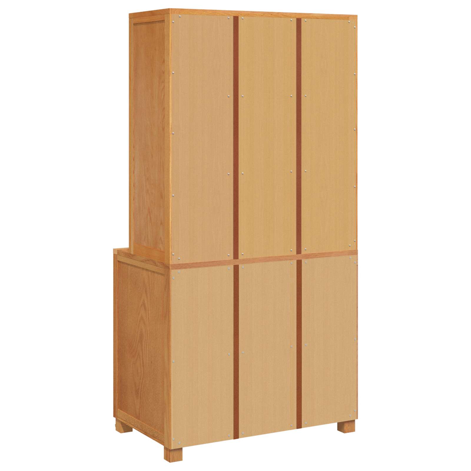 Aufbewahrungsmöbel-Set 2 Stk. Braun 80 x 50 x 160 cm