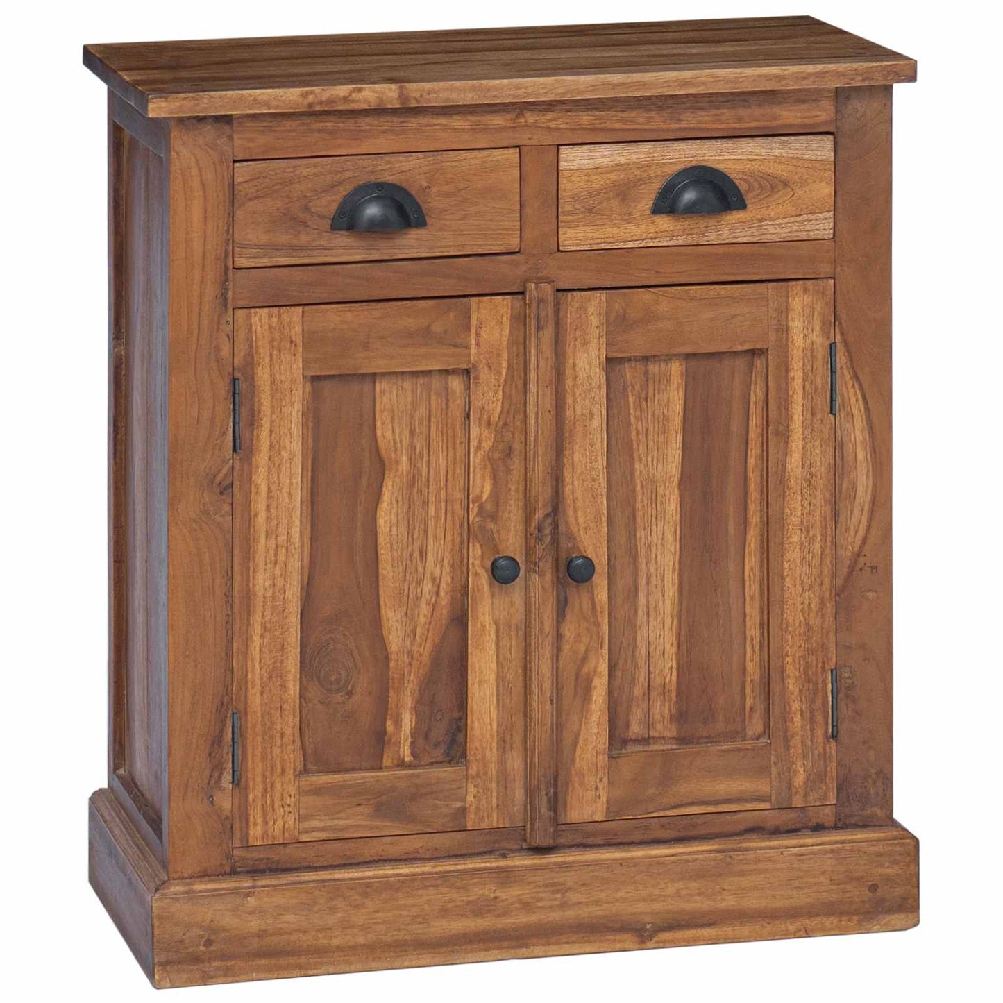 Aufbewahrungsschrank Natur 65 x 30 x 75 cm Massivholz Teak