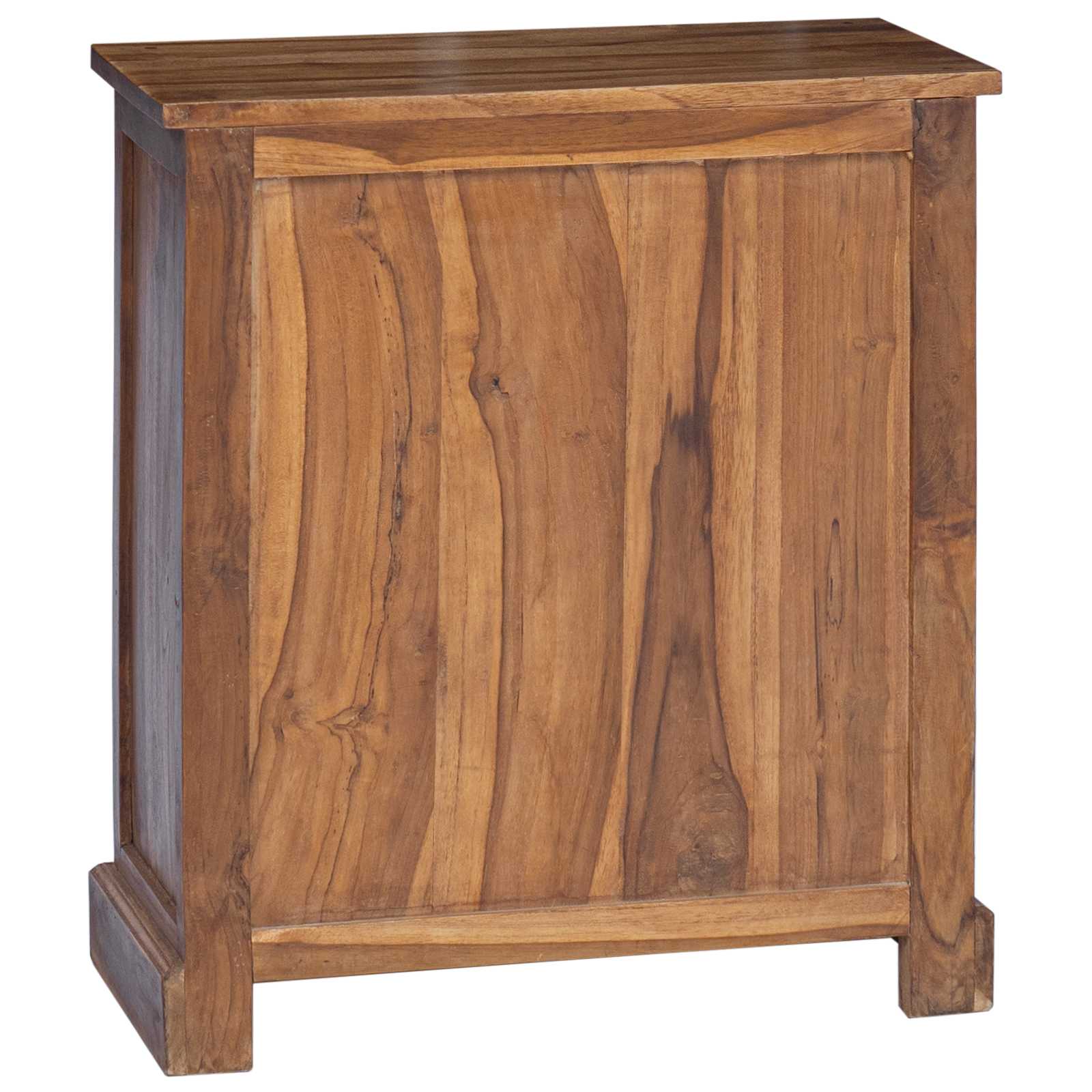 Aufbewahrungsschrank Natur 65 x 30 x 75 cm Massivholz Teak