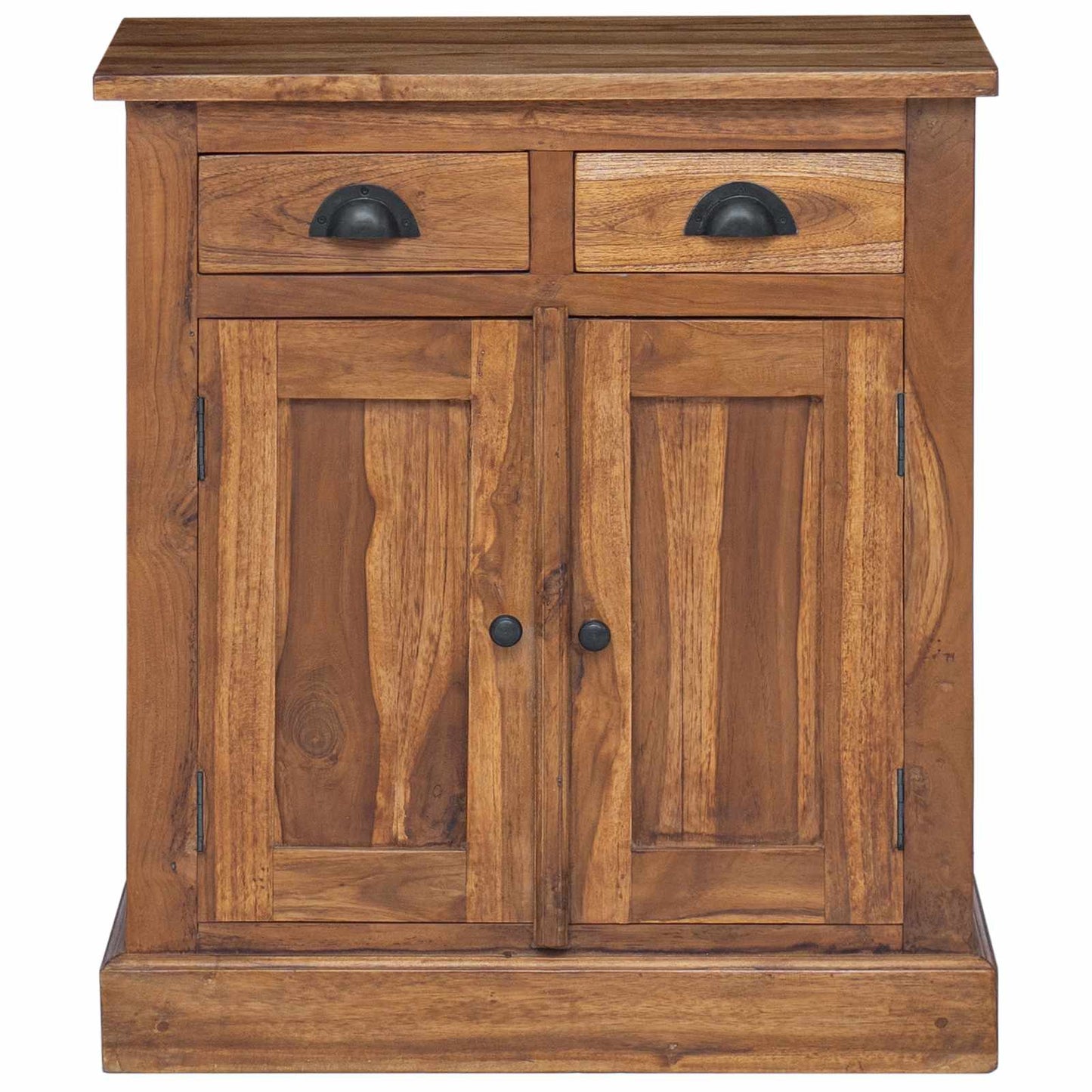 Aufbewahrungsschrank Natur 65 x 30 x 75 cm Massivholz Teak