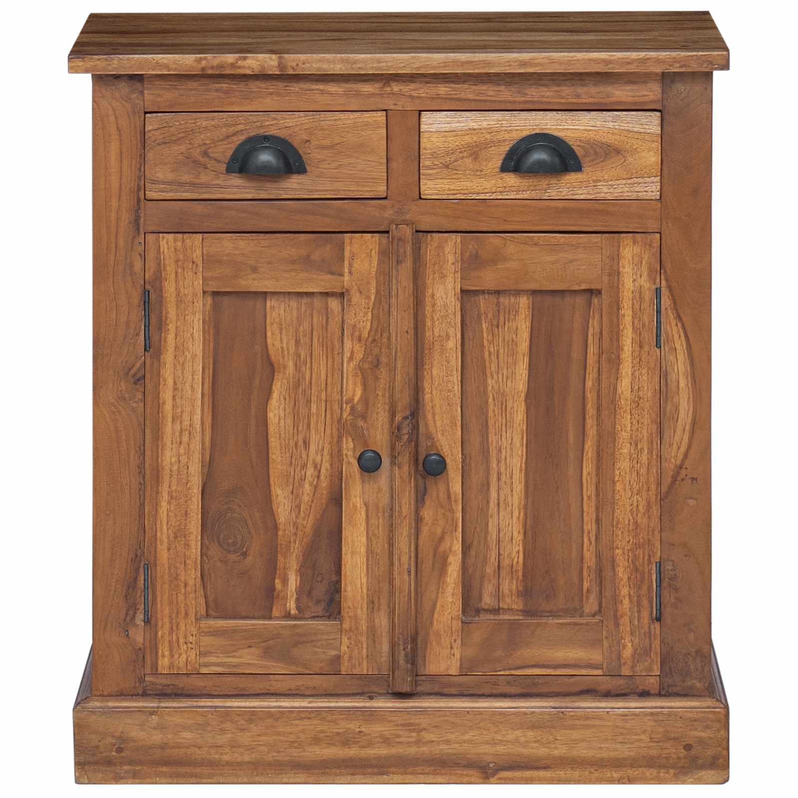 Aufbewahrungsschrank Natur 65 x 30 x 75 cm Massivholz Teak