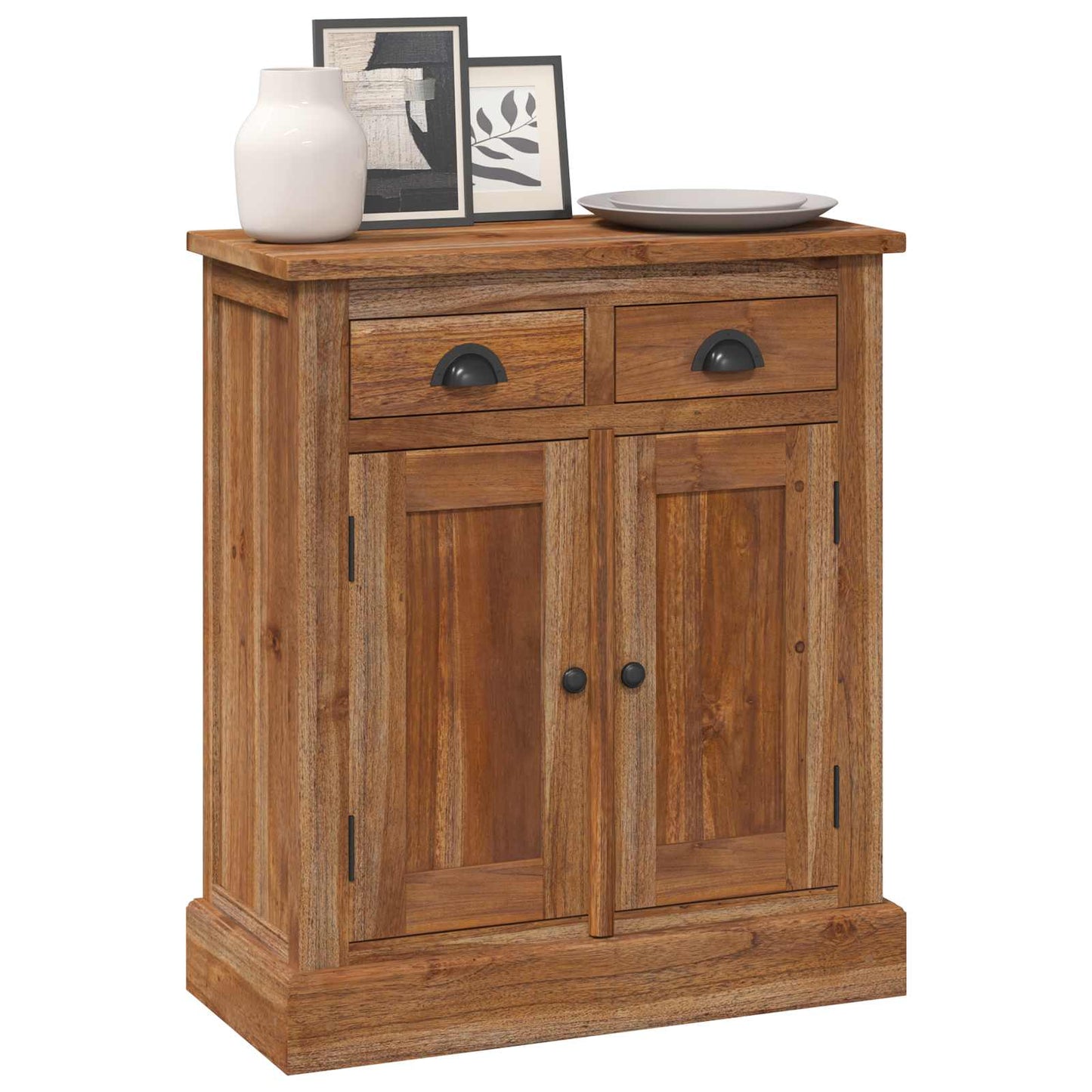 Aufbewahrungsschrank Natur 65 x 30 x 75 cm Massivholz Teak
