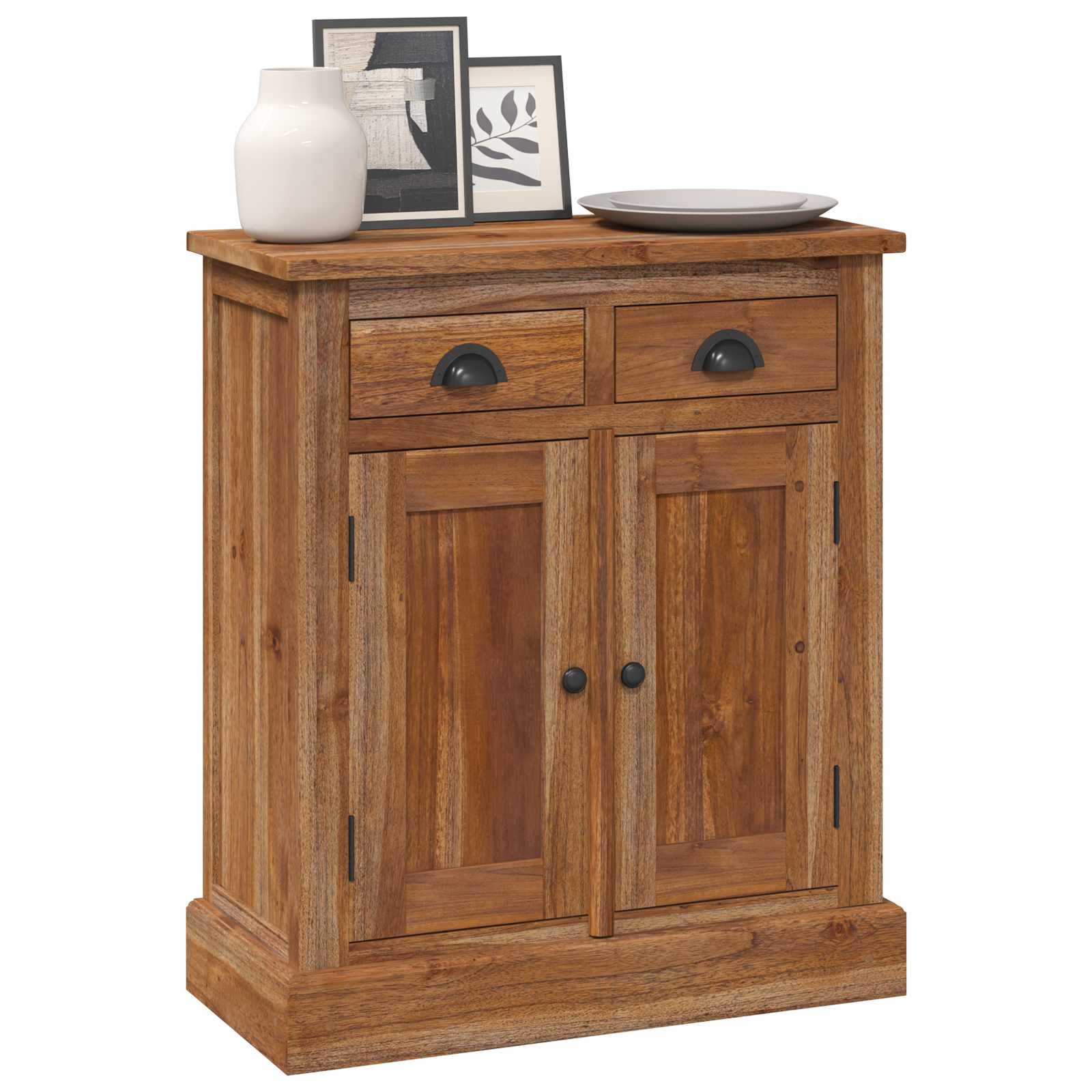 Aufbewahrungsschrank Natur 65 x 30 x 75 cm Massivholz Teak