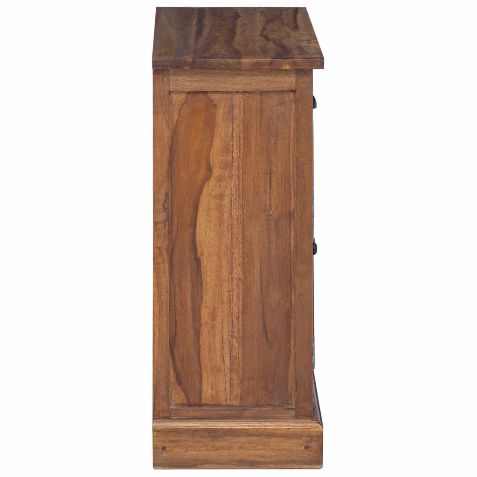 Aufbewahrungsschrank Natur 65 x 30 x 75 cm Massivholz Teak