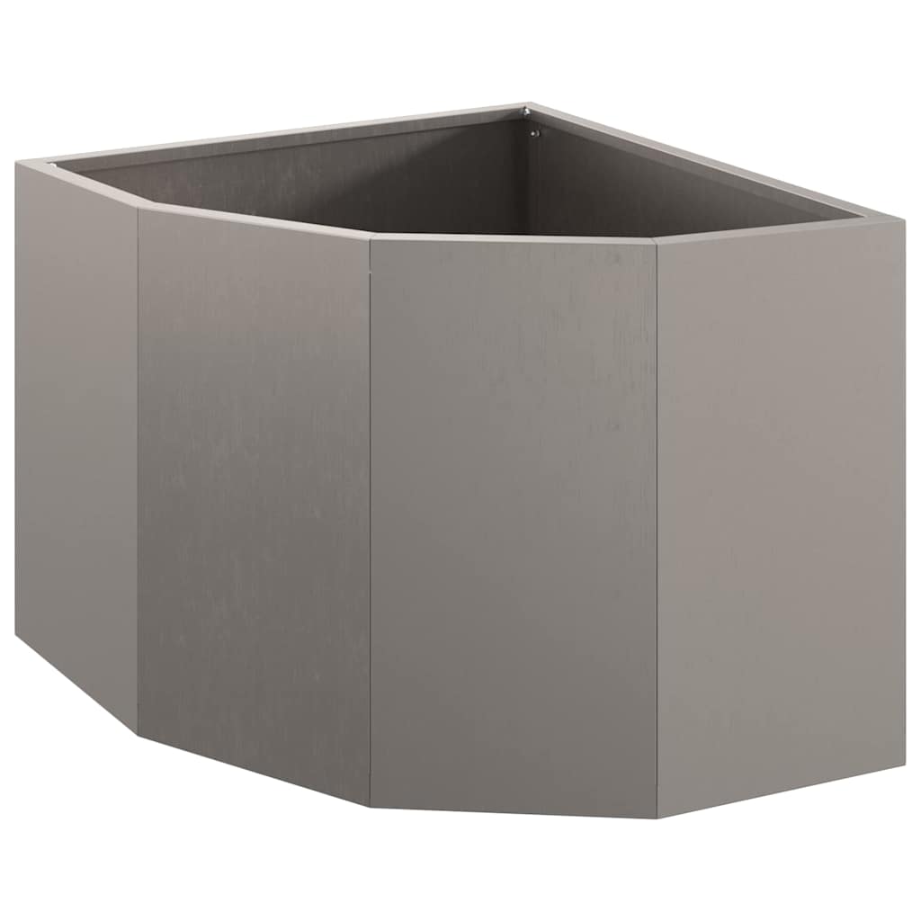 Eckpflanzer Rostoptik 45 x 45 x 35 cm Wetterfeststahl