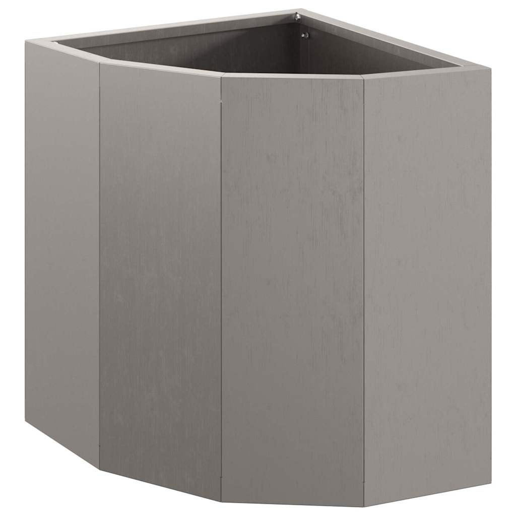 Eckpflanzer Rostoptik 30 x 30 x 35 cm Wetterfeststahl